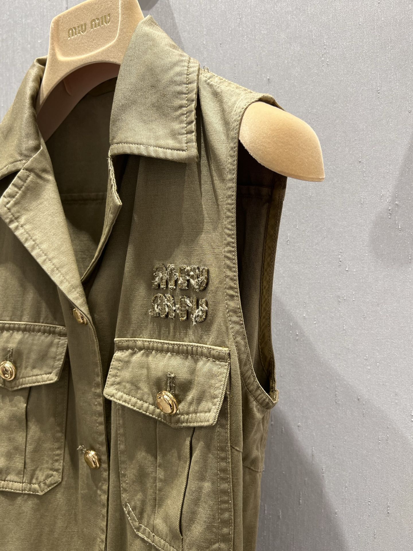 25Ss Spring and Summer New Intellectual Molecule Lapel Workwear Vest Dress