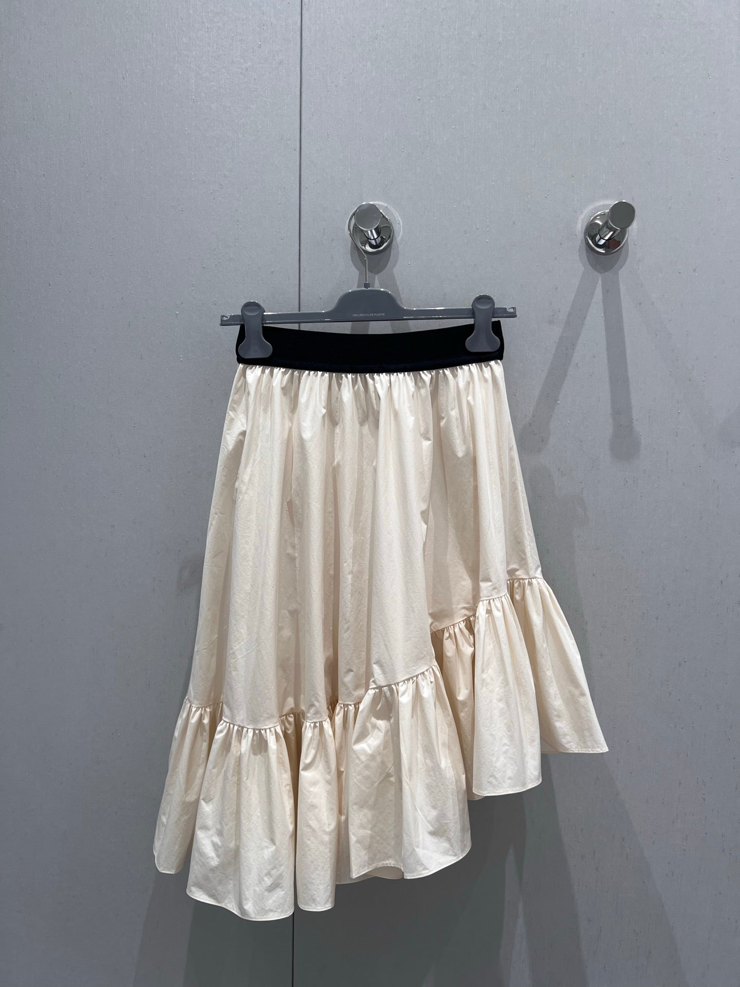 25ss spring and summer new irregular ruffle skirt