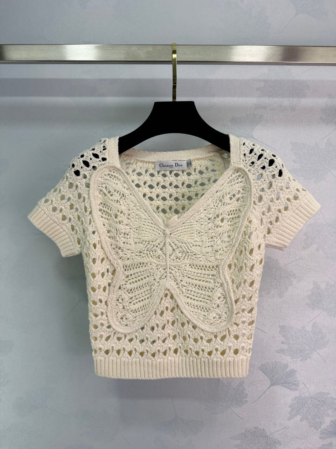25 Spring and Summer New Style Hand Hook Short Sleeve Short Skirt Suit