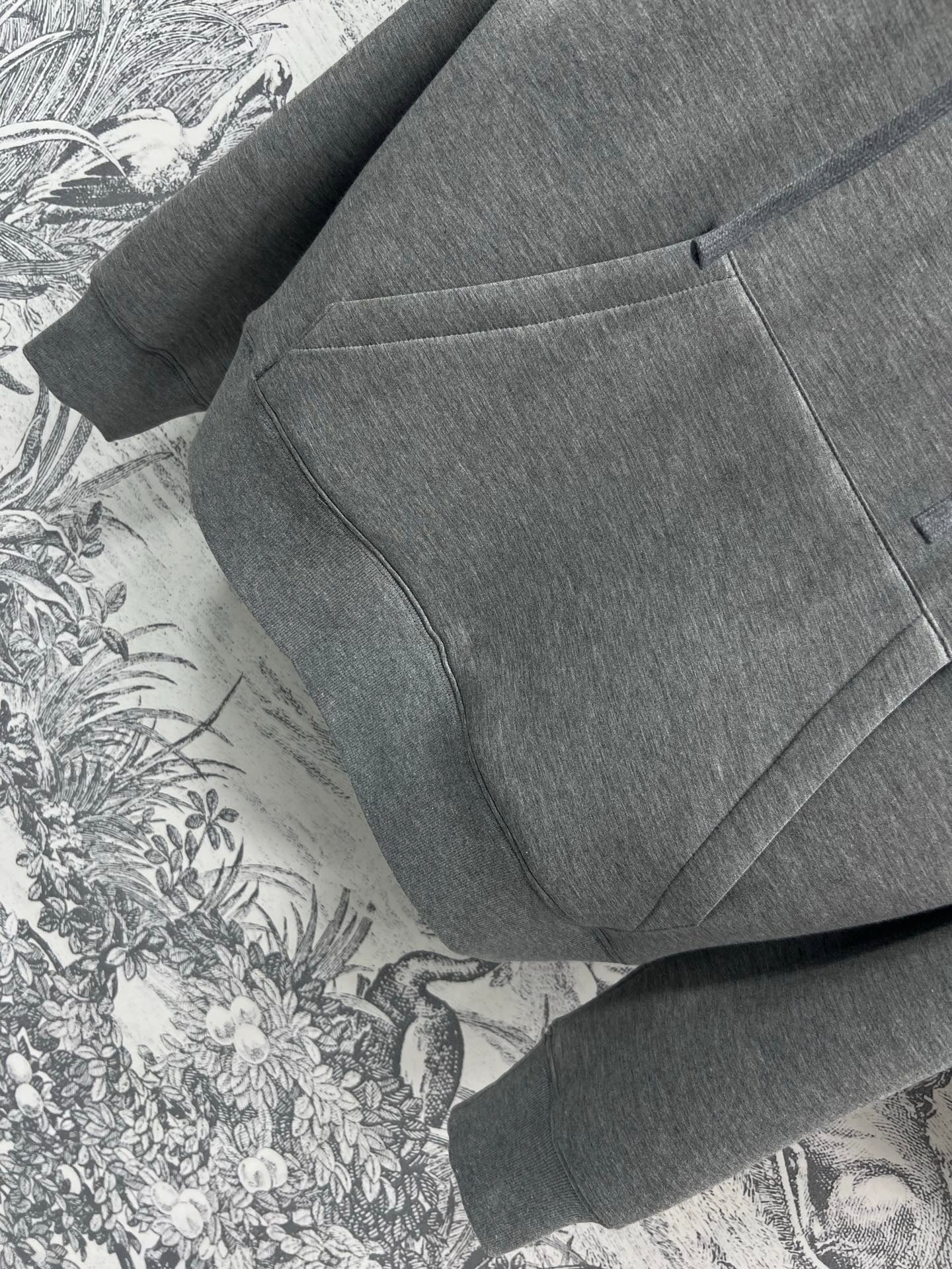 25 Spring and Summer New Love Embroidery Space Cotton Hooded Top Jacket + Elastic Waist Skirt