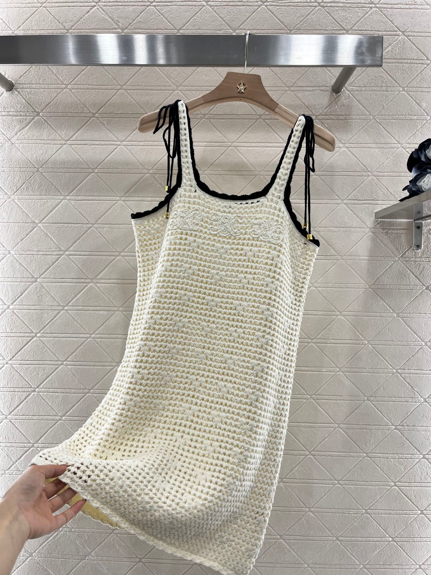 2025 Spring and Summer New Arrival Knitted Camisole Dress