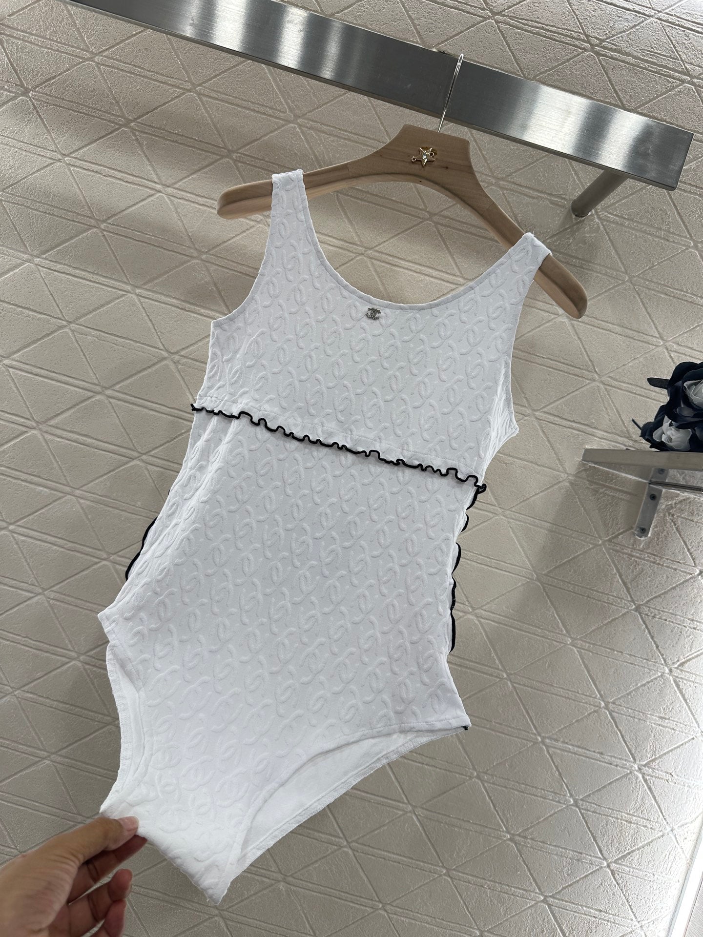 2025 Summer New Three-Dimensional Jacquard Swimsuit