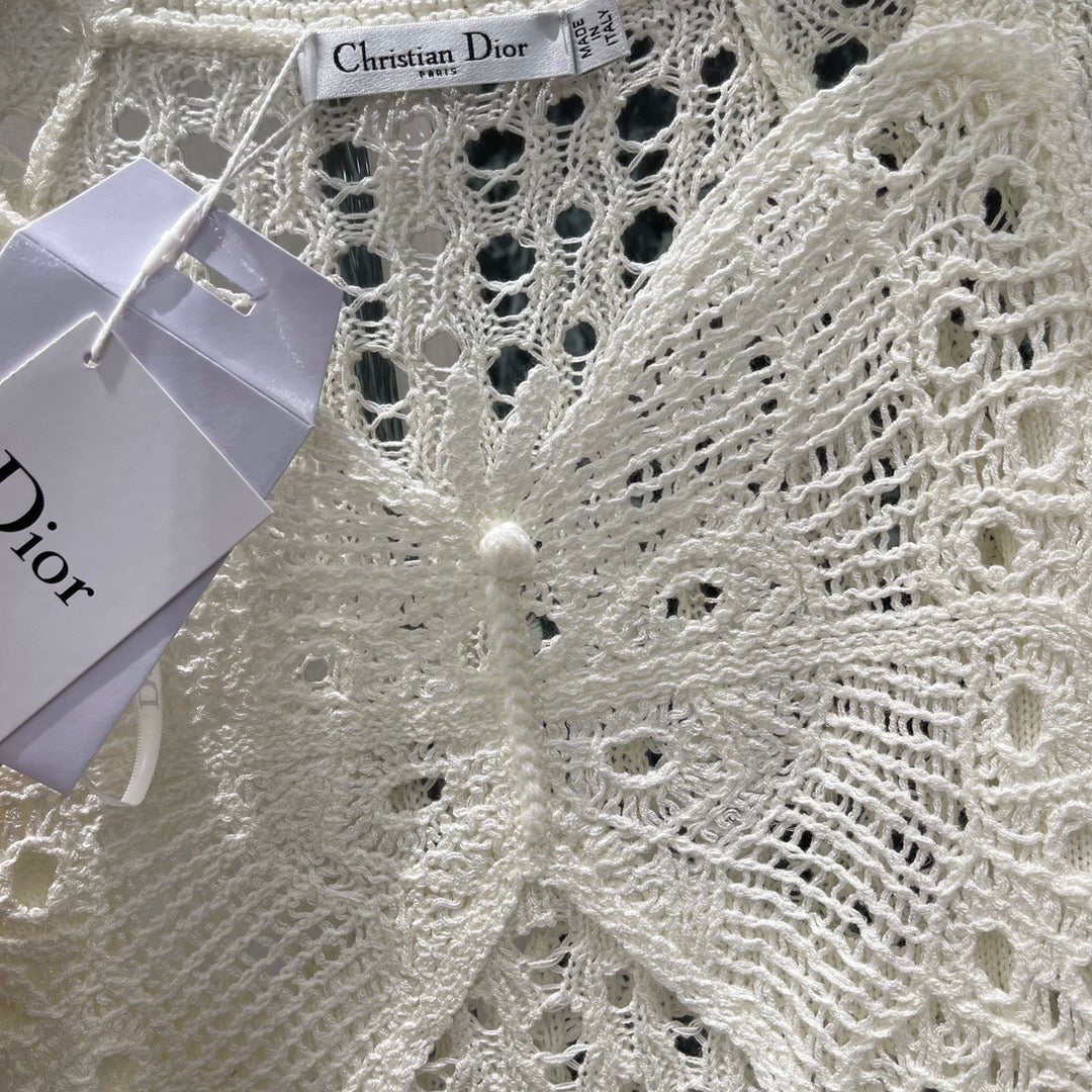 25 Big Butterfly Hand Crochet Short Sleeves