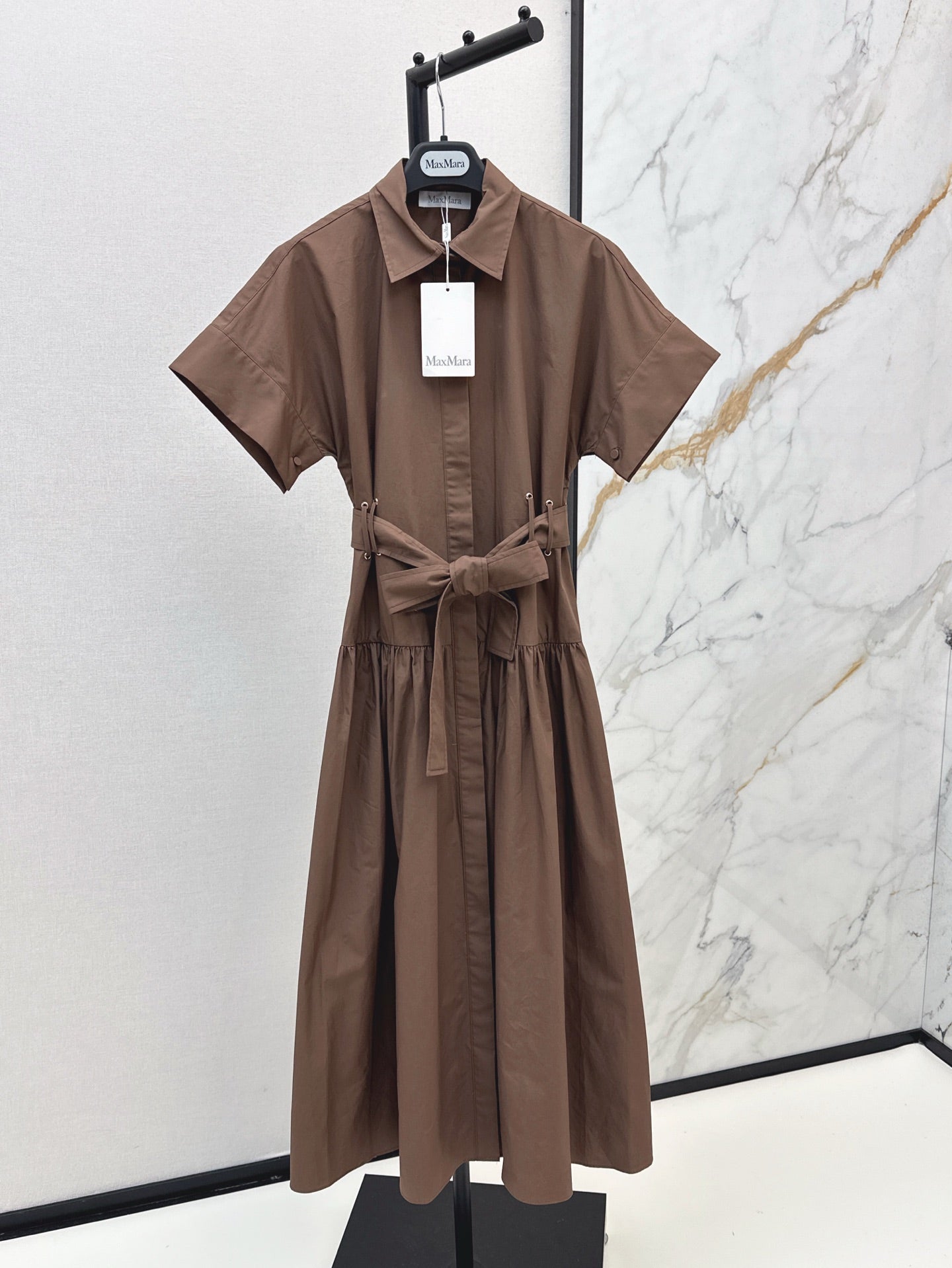 25 The latest long shirt dresses for spring and summer(white Yellow Brown)
