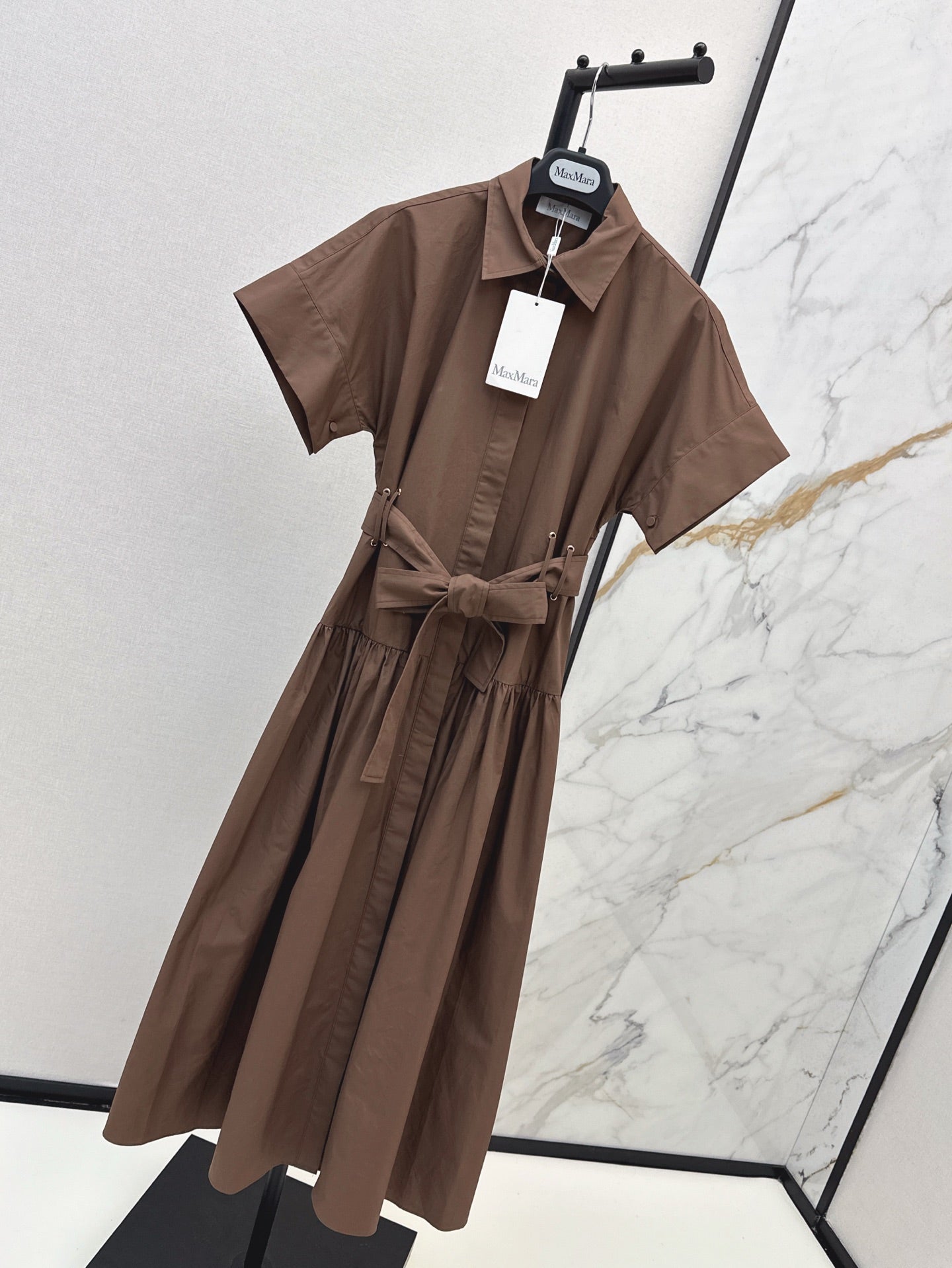 25 The latest long shirt dresses for spring and summer(white Yellow Brown)