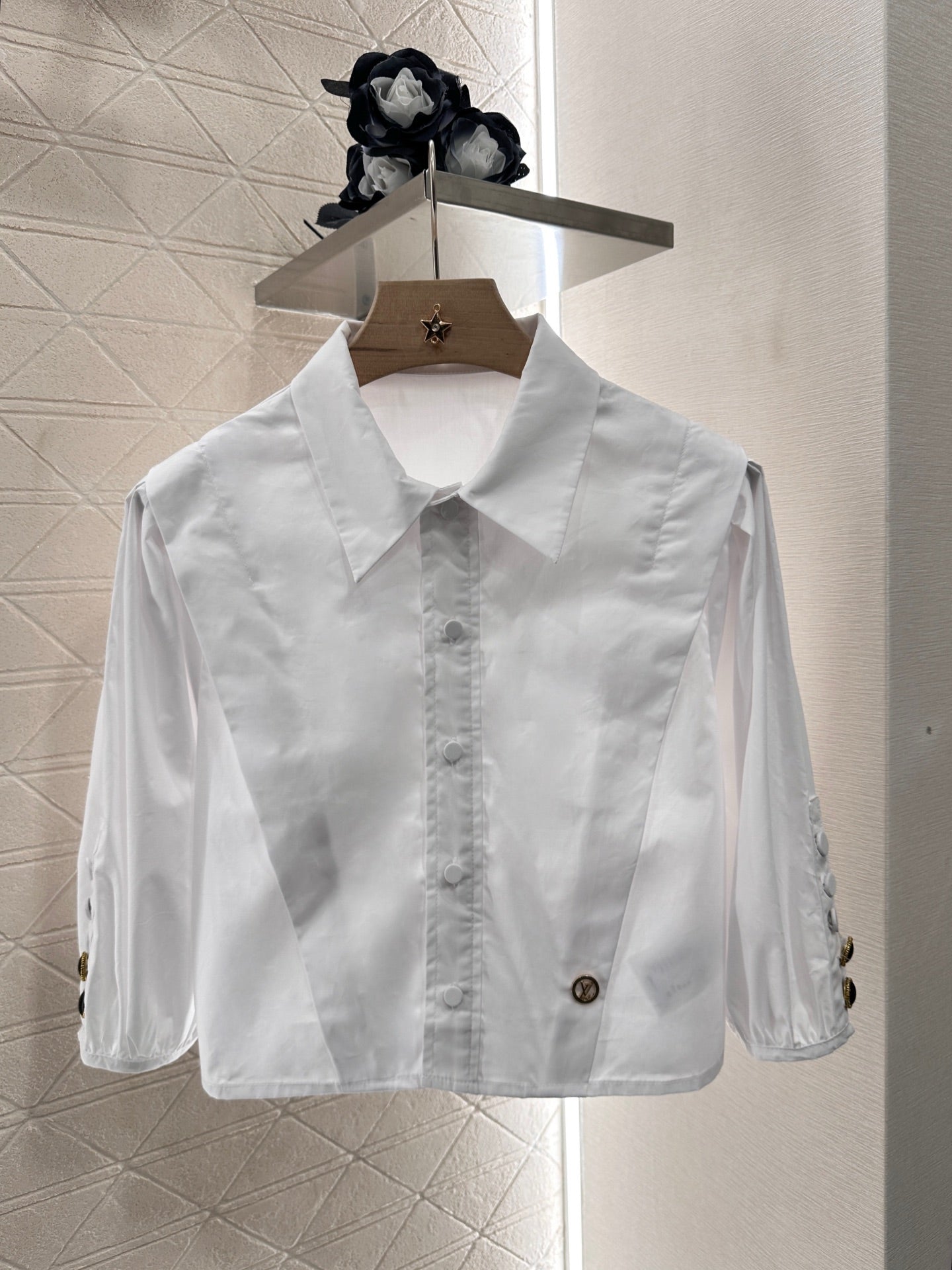 2025 Summer New Arrivals Short Button Top