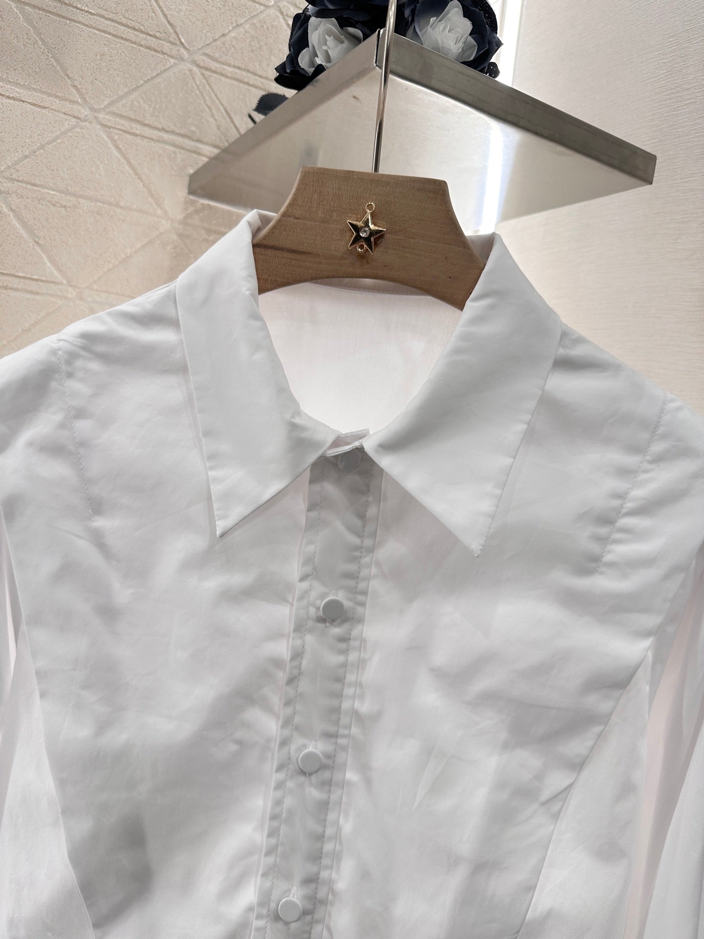 2025 Summer New Arrivals Short Button Top