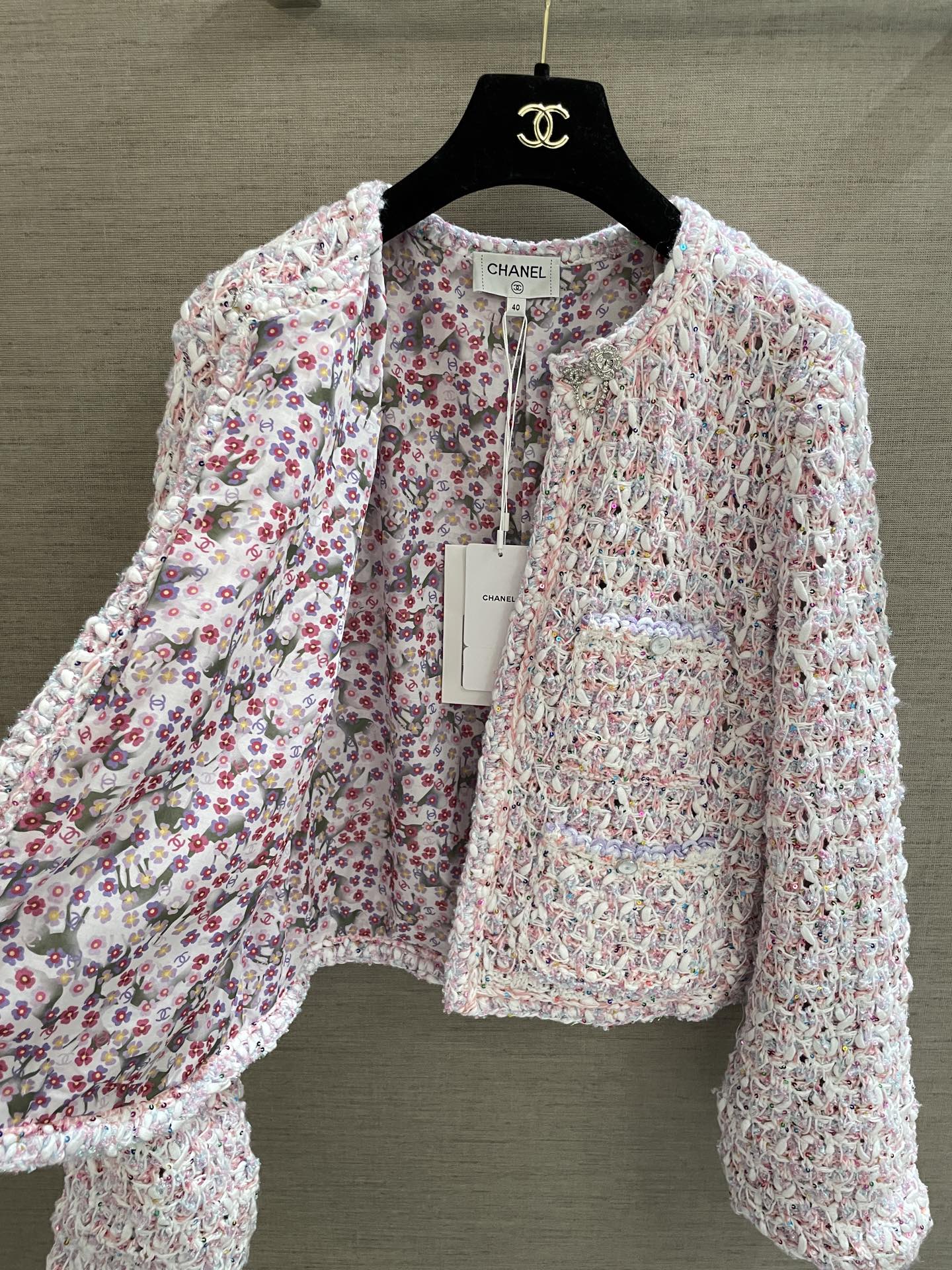 2025 Spring and Summer New Colored Knitted Cardigan