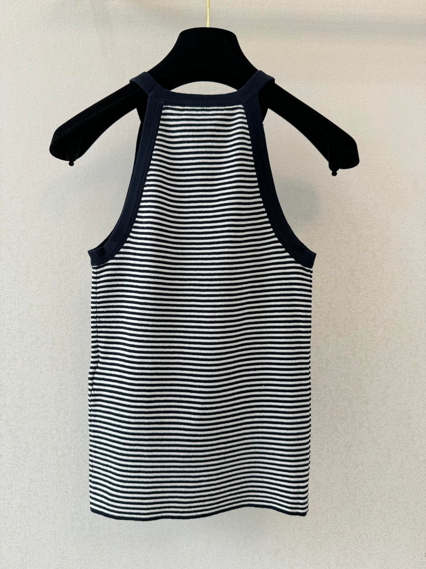 25 Summer New Striped Halter Vest
