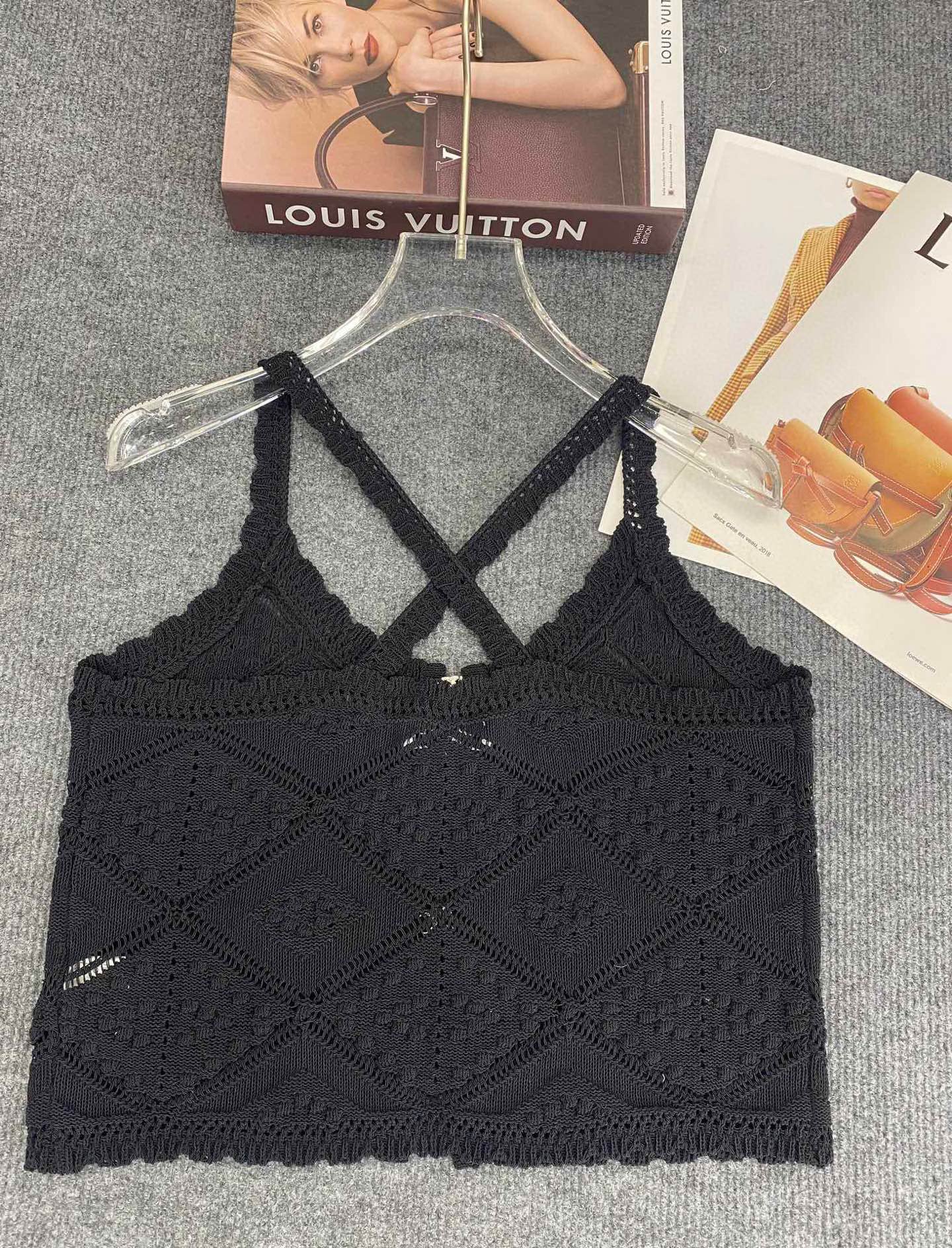 25 new summer knitted hot girl camisole