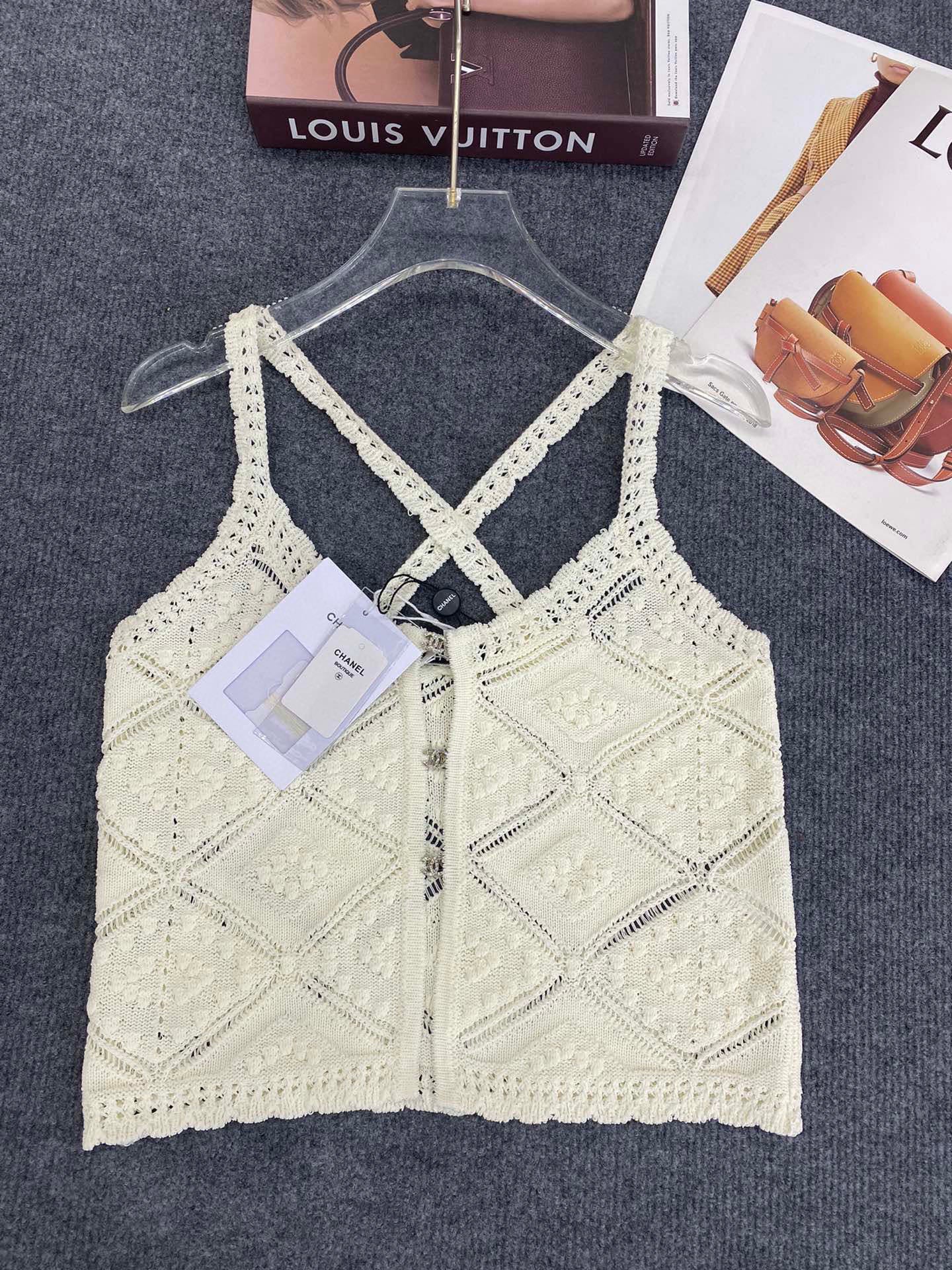 25 new summer knitted hot girl camisole