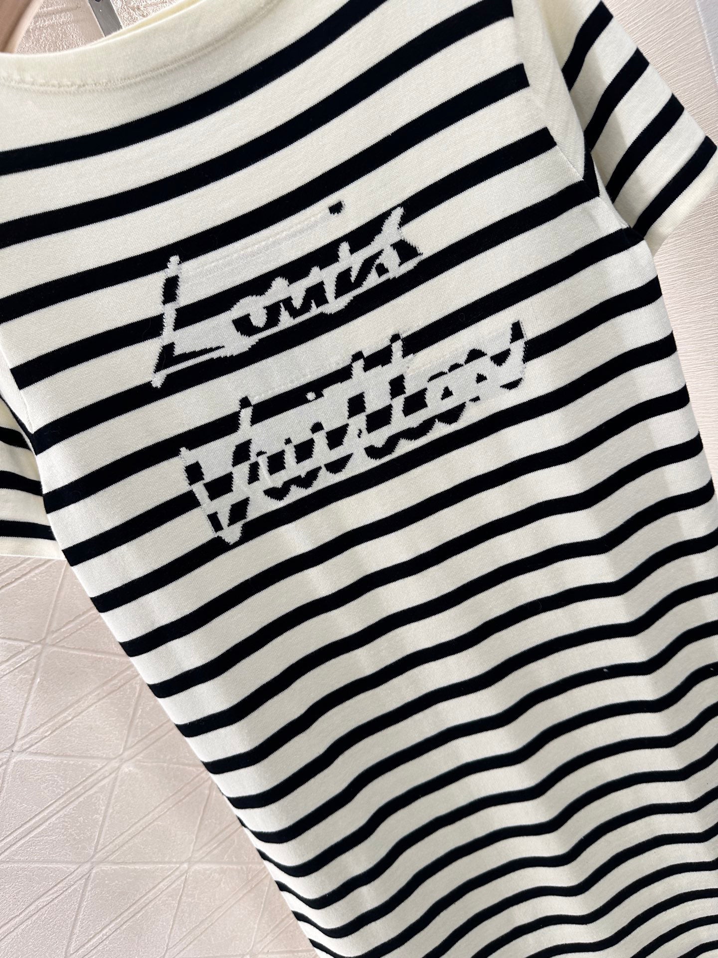 25 new summer striped knitted dress