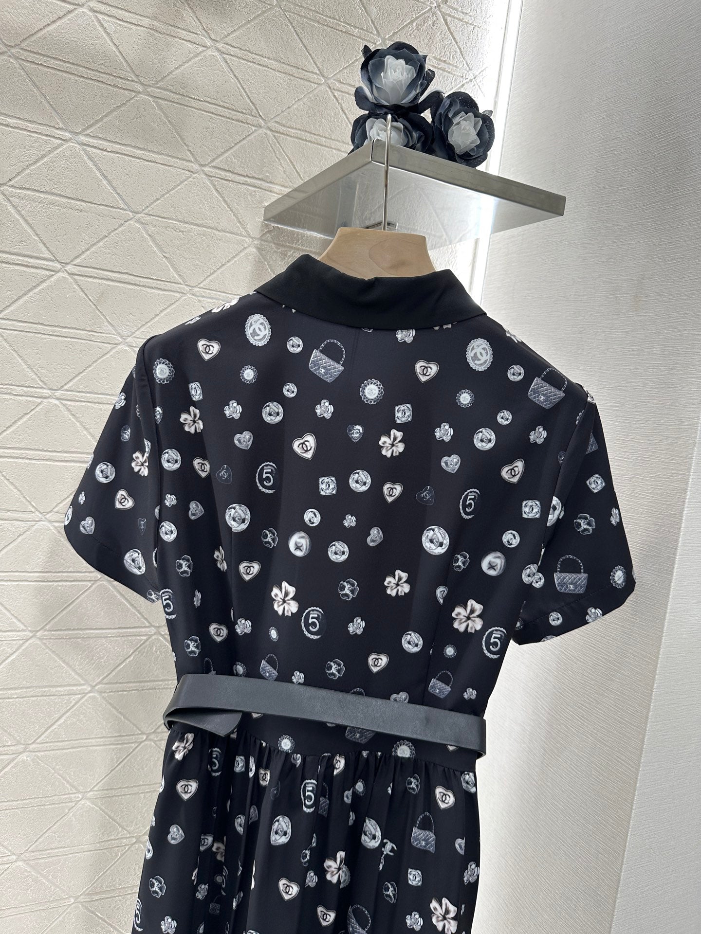 25 new summer printed lapel dresses