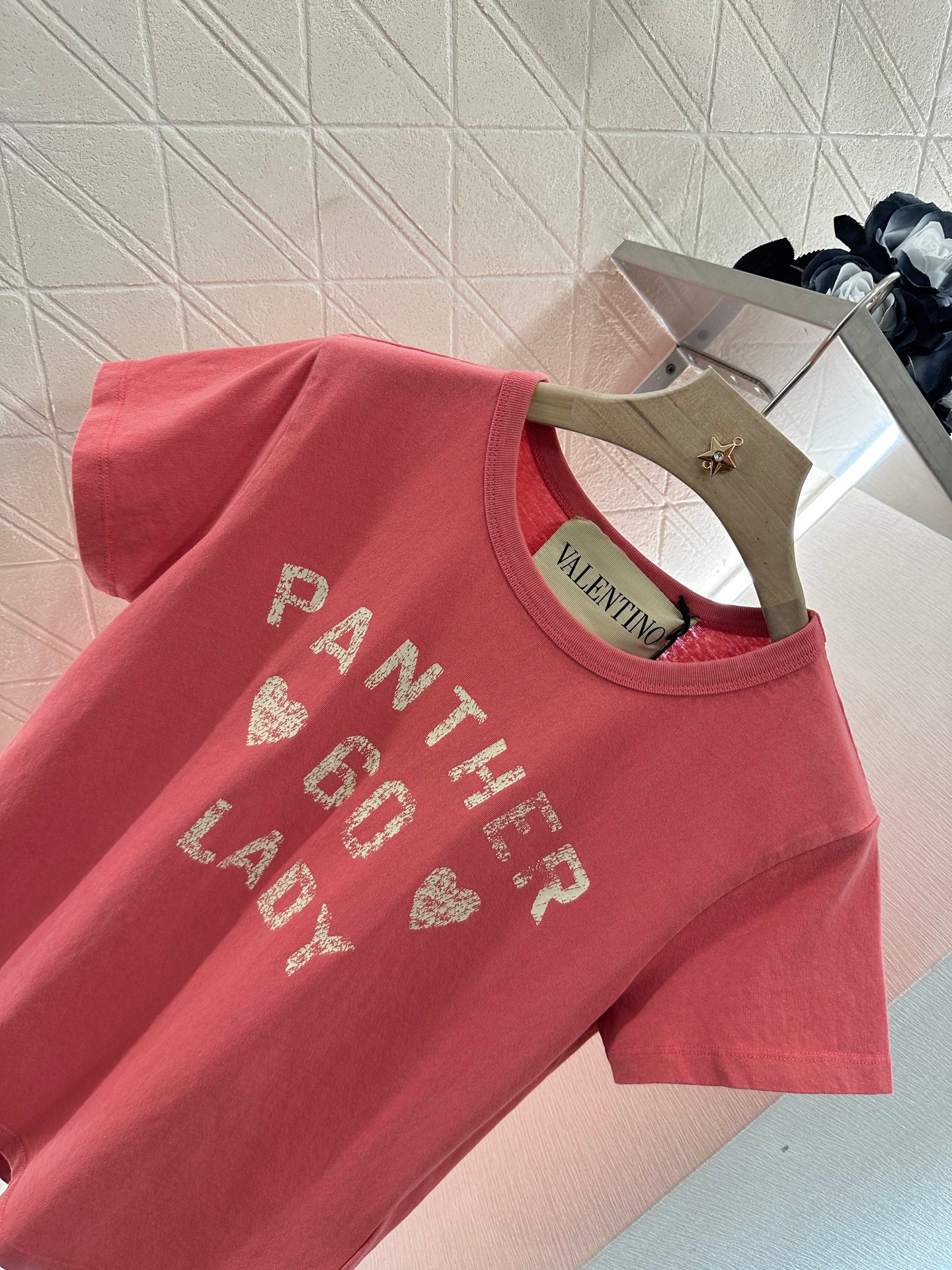 2025 summer new round neck embroidery print 𝑇𝑒𝑒