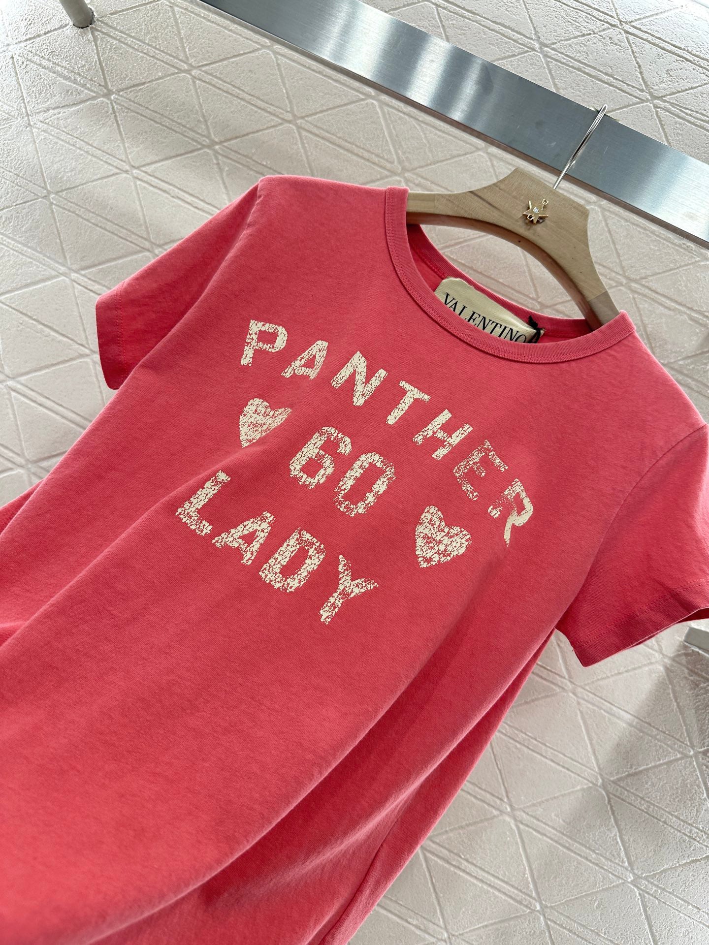 2025 summer new round neck embroidery print 𝑇𝑒𝑒