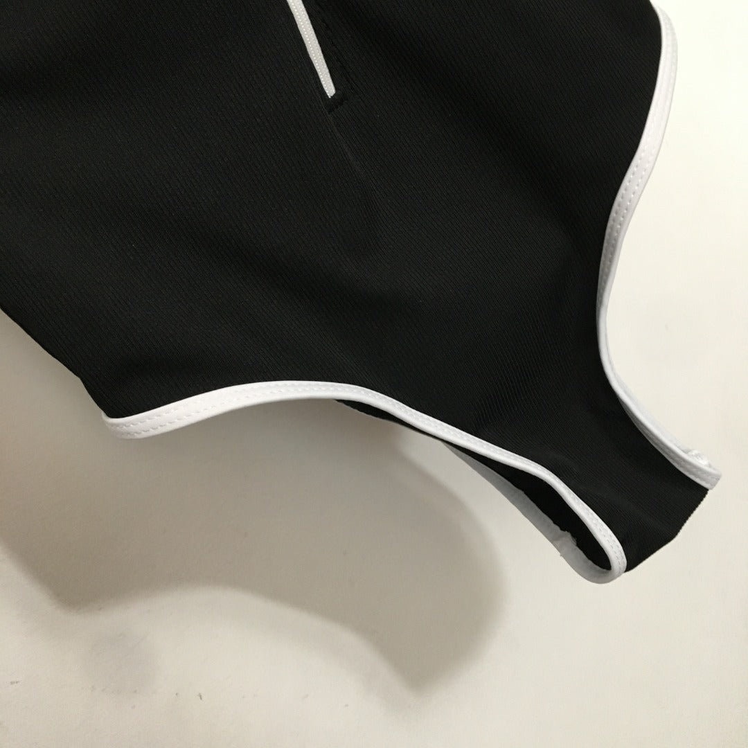 25 new logo embroidered sling one-piece swimsuit