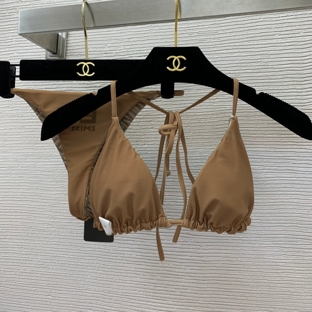 25 Summer new joint customized double-sided swimsuit