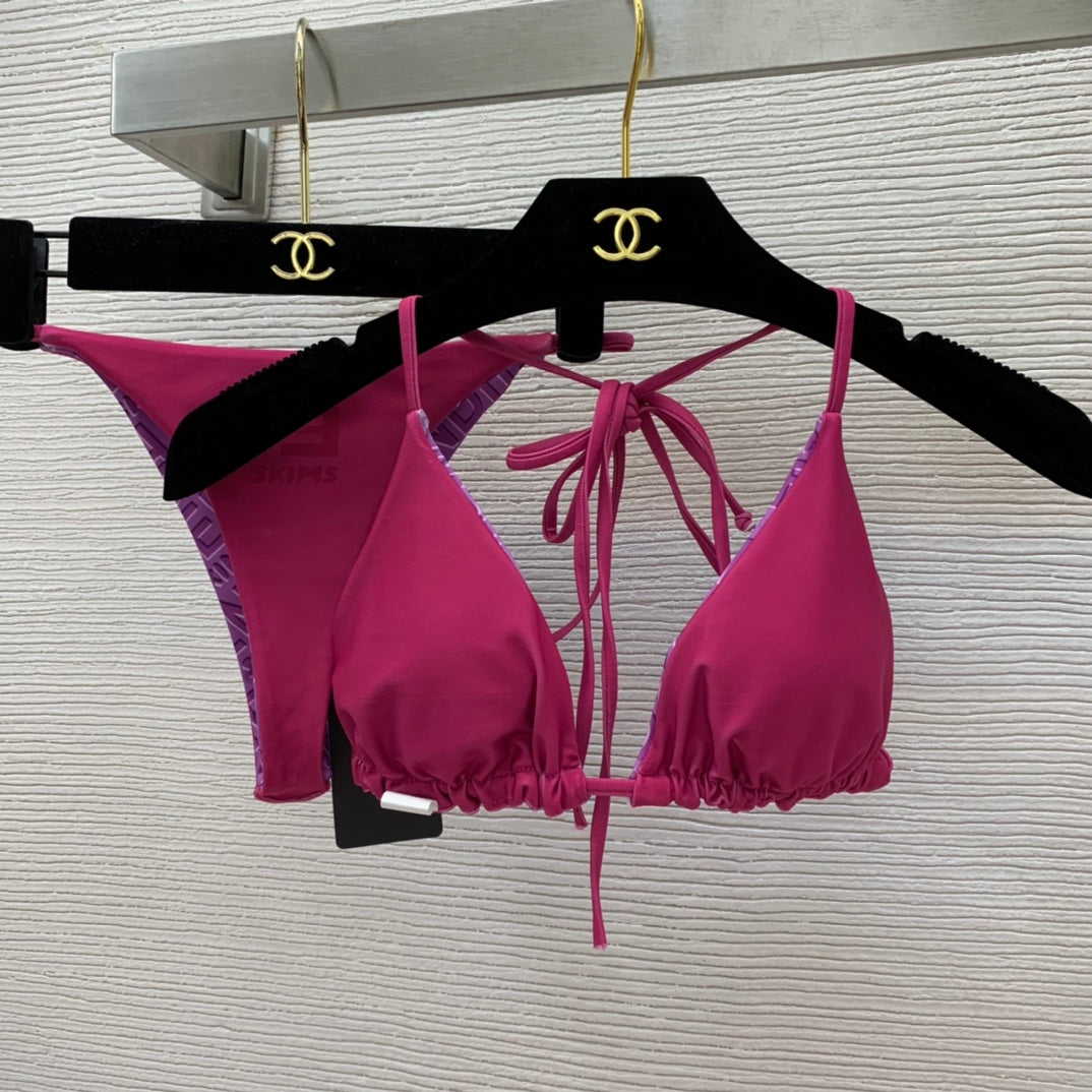 25 Summer new joint customized double-sided swimsuit