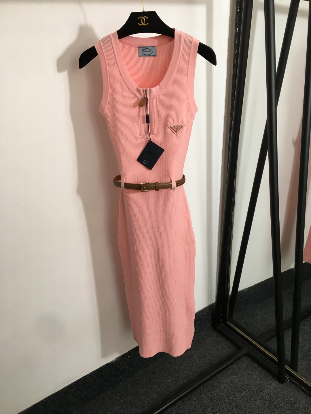 25 new summer knitted sleeveless vest dress