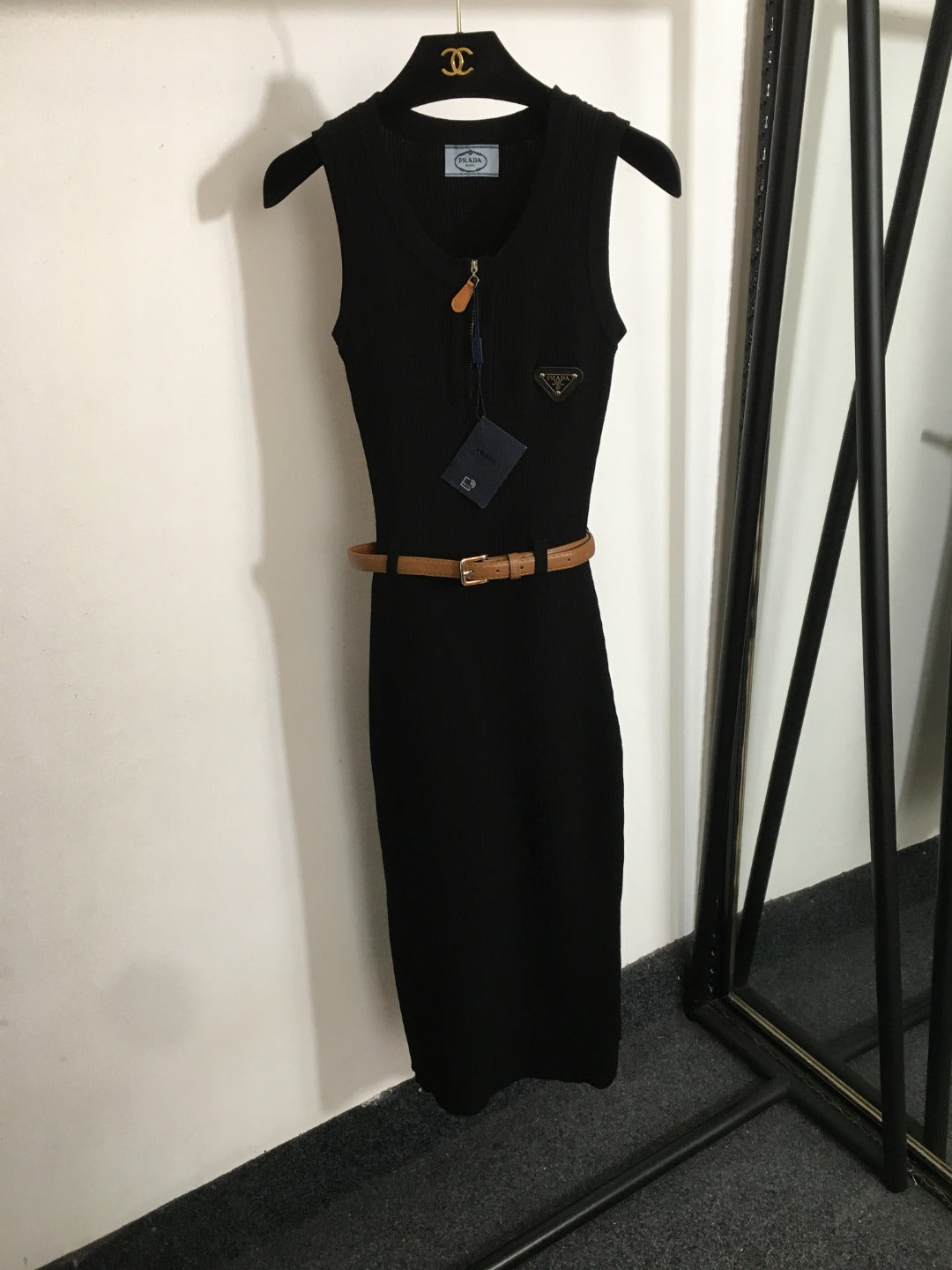 25 new summer knitted sleeveless vest dress