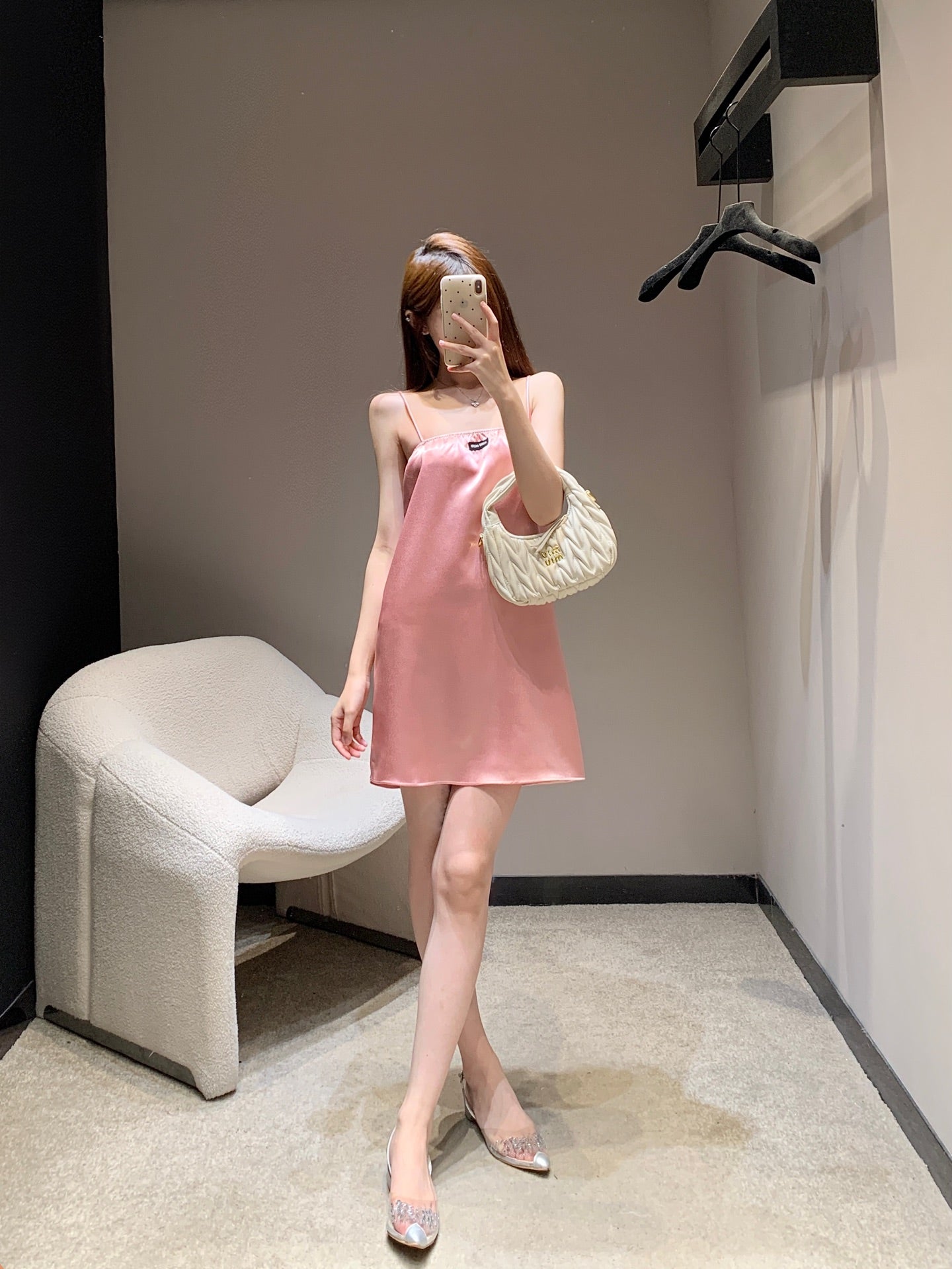 5Ss Spring/Summer New Acetate Sling Dress