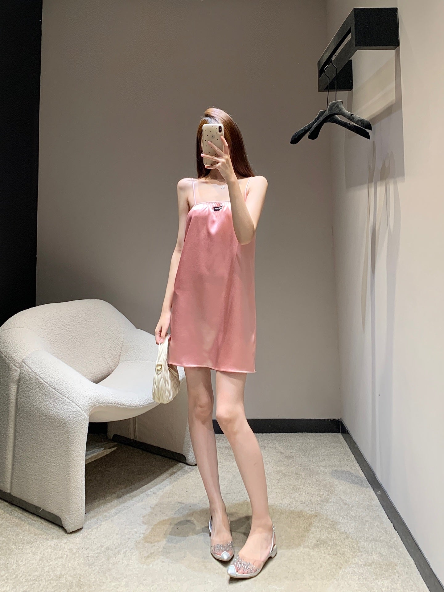 5Ss Spring/Summer New Acetate Sling Dress
