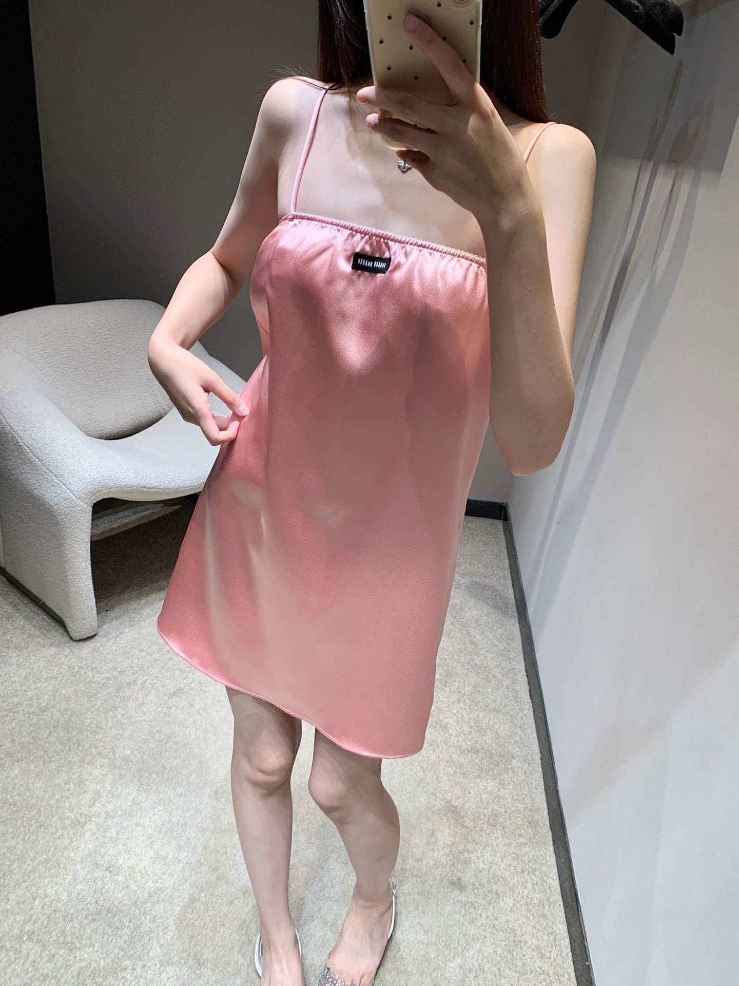 5Ss Spring/Summer New Acetate Sling Dress