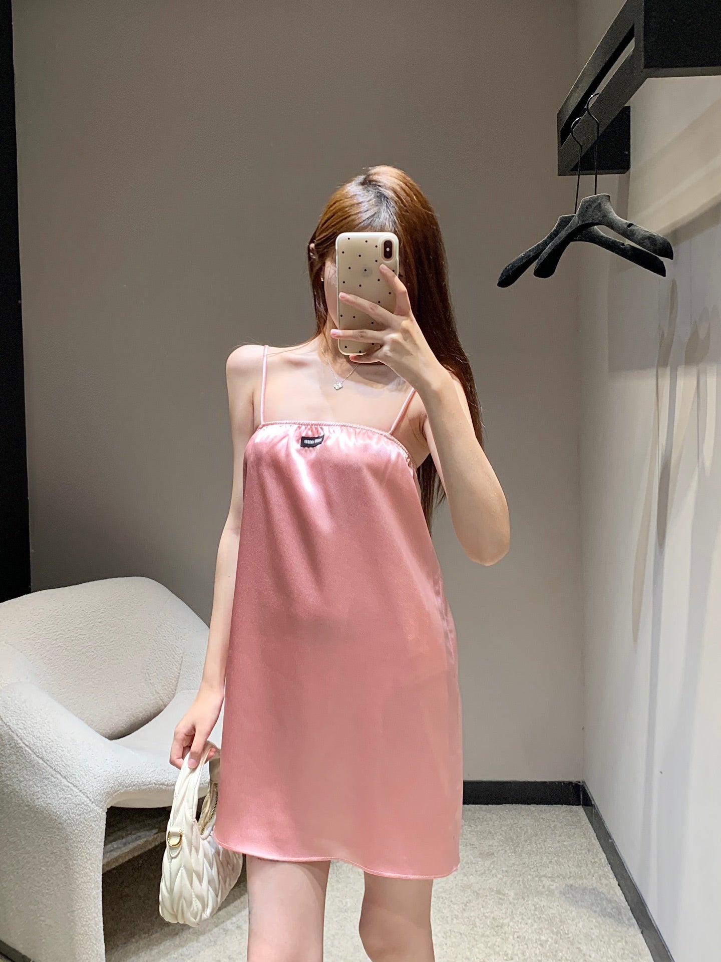 5Ss Spring/Summer New Acetate Sling Dress