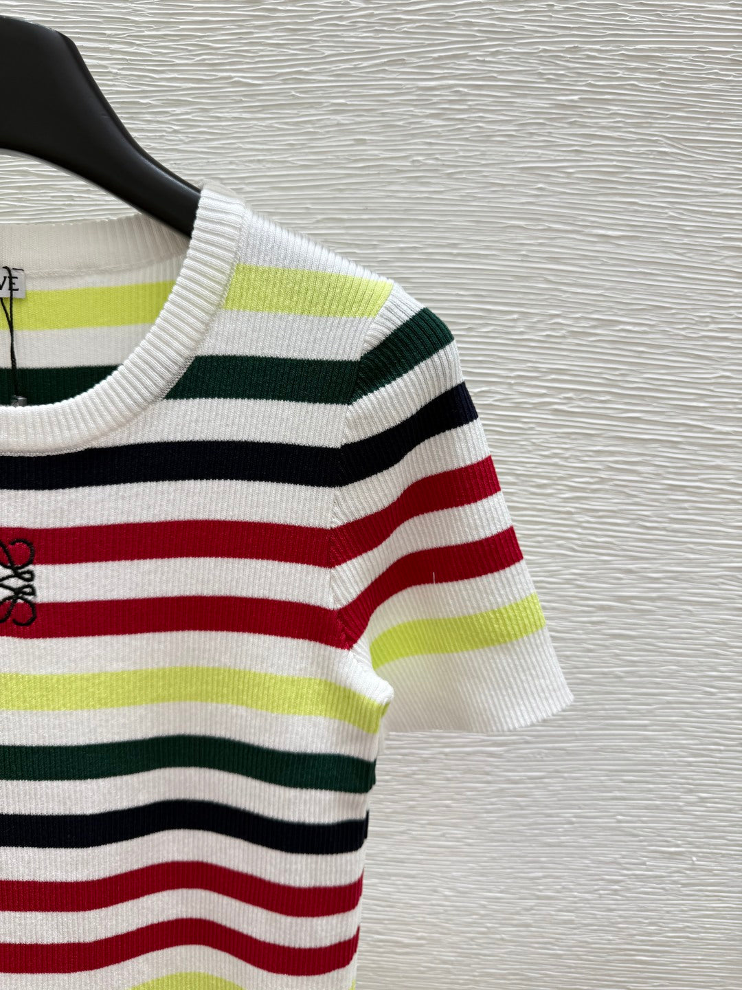 25 Summer new round neck knitted short sleeves