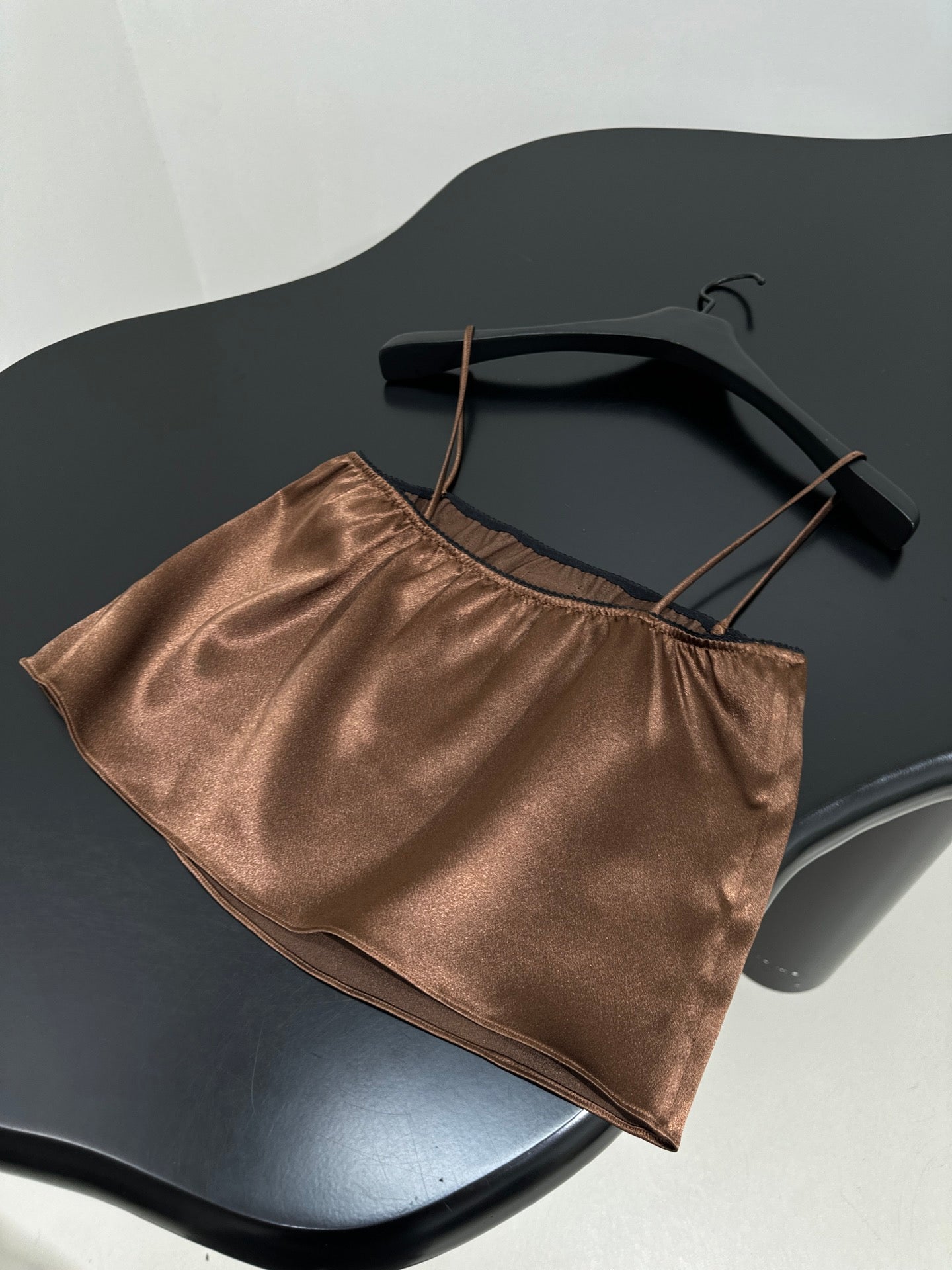 25 Summer new arrival satin camisole skirt suit