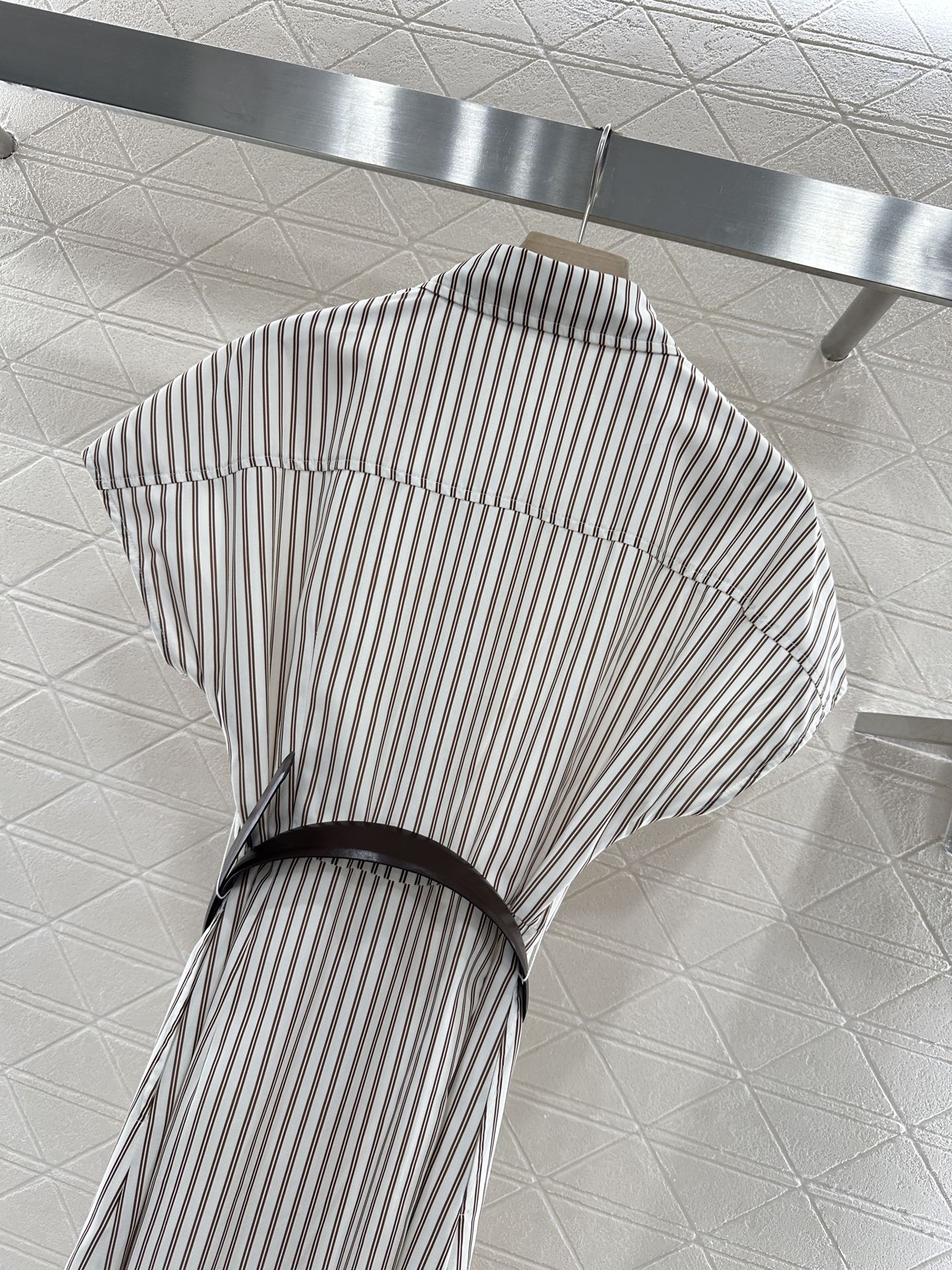 2025 Summer New Striped Belt Dress