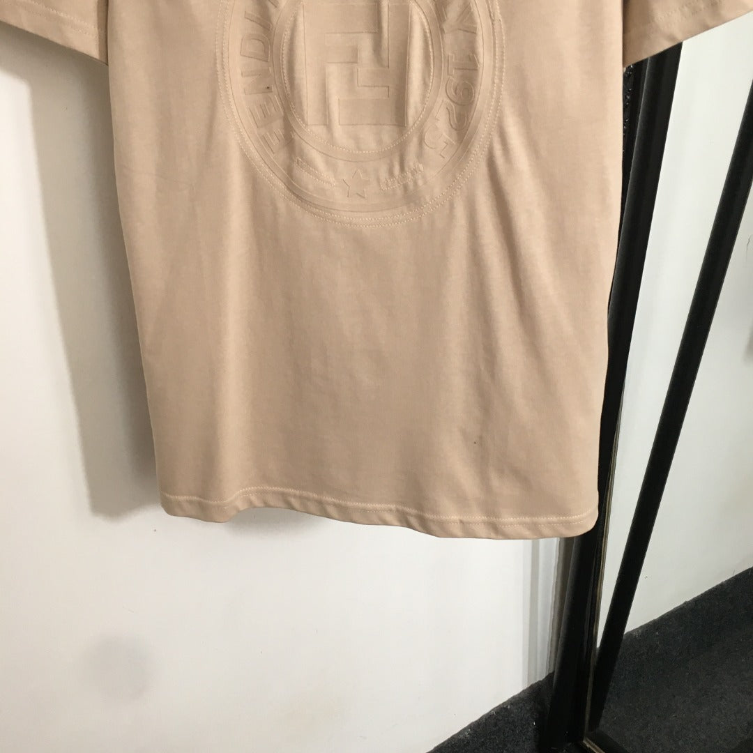 2025 Summer New Logo Letter Patch Casual Short Sleeve T-shirt