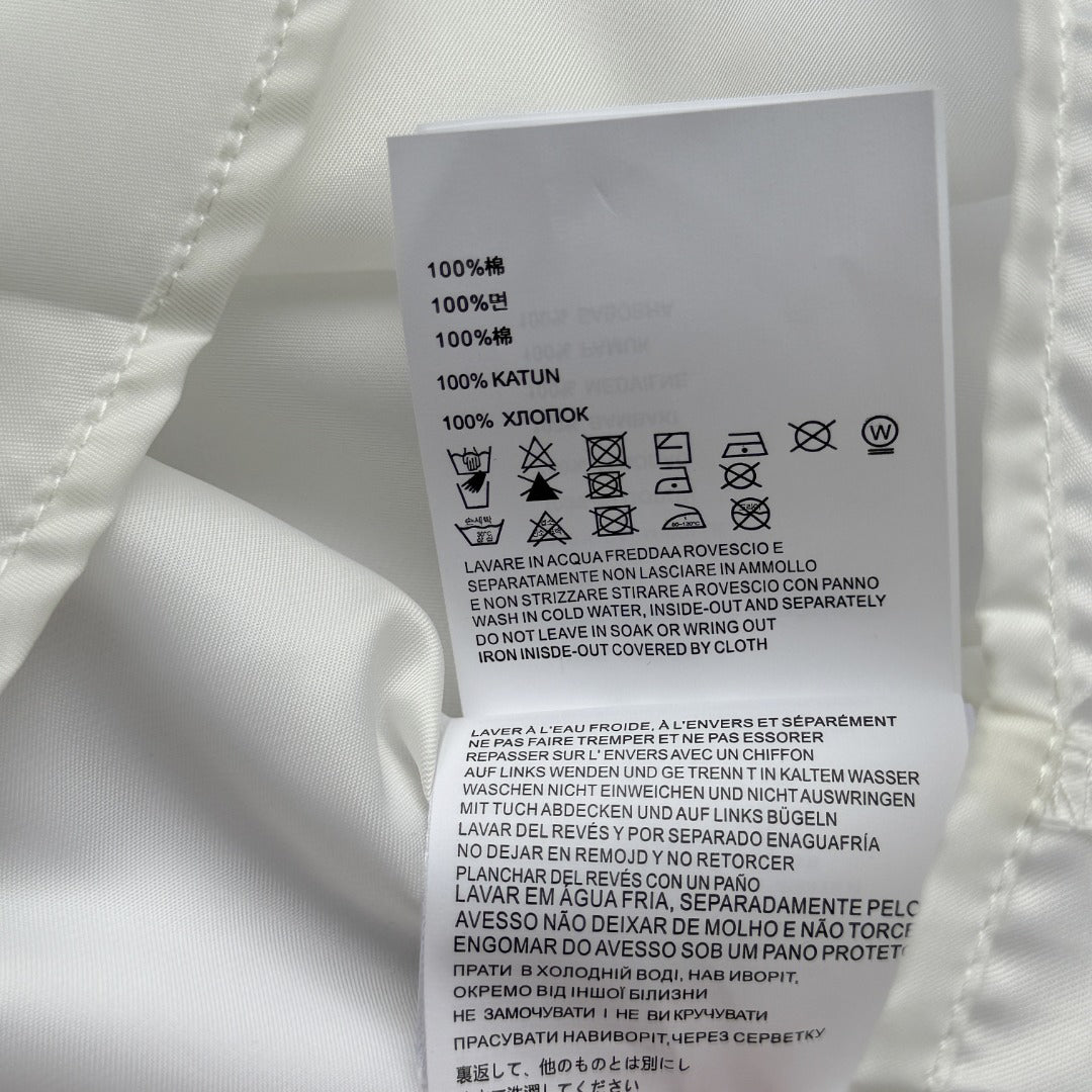 25ss Space cotton drawstring sports mini skirt