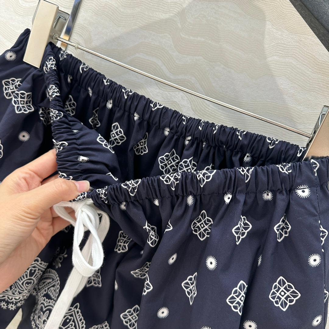 25ss Vacation style, elastic waist, short skirt