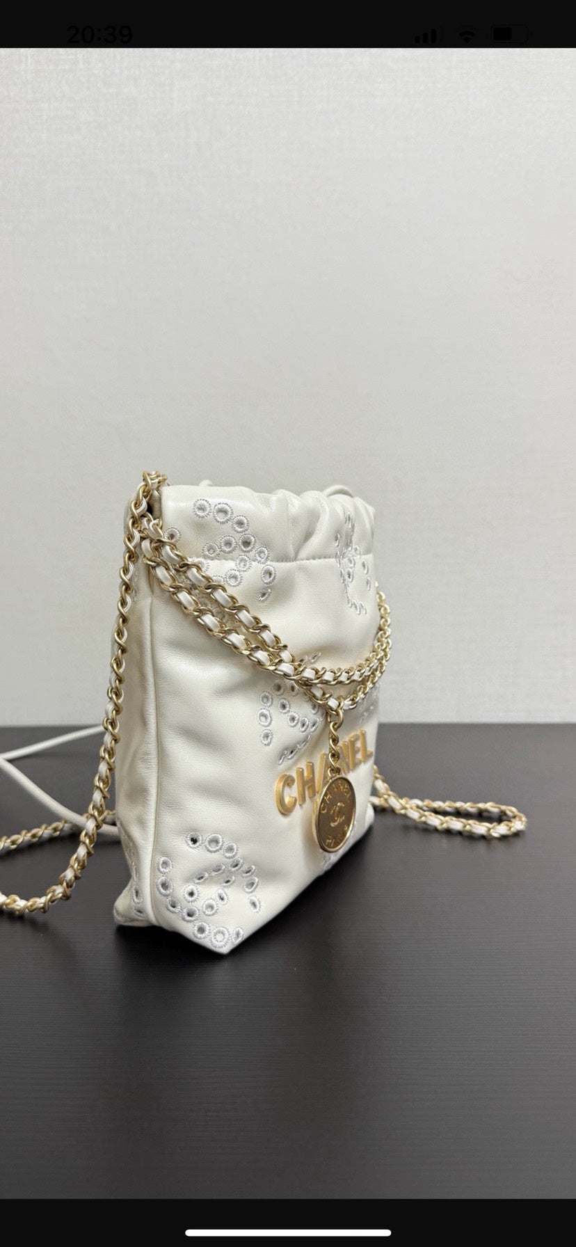 25ss Hardware leather chain ⛓️➕ Leather rope chain