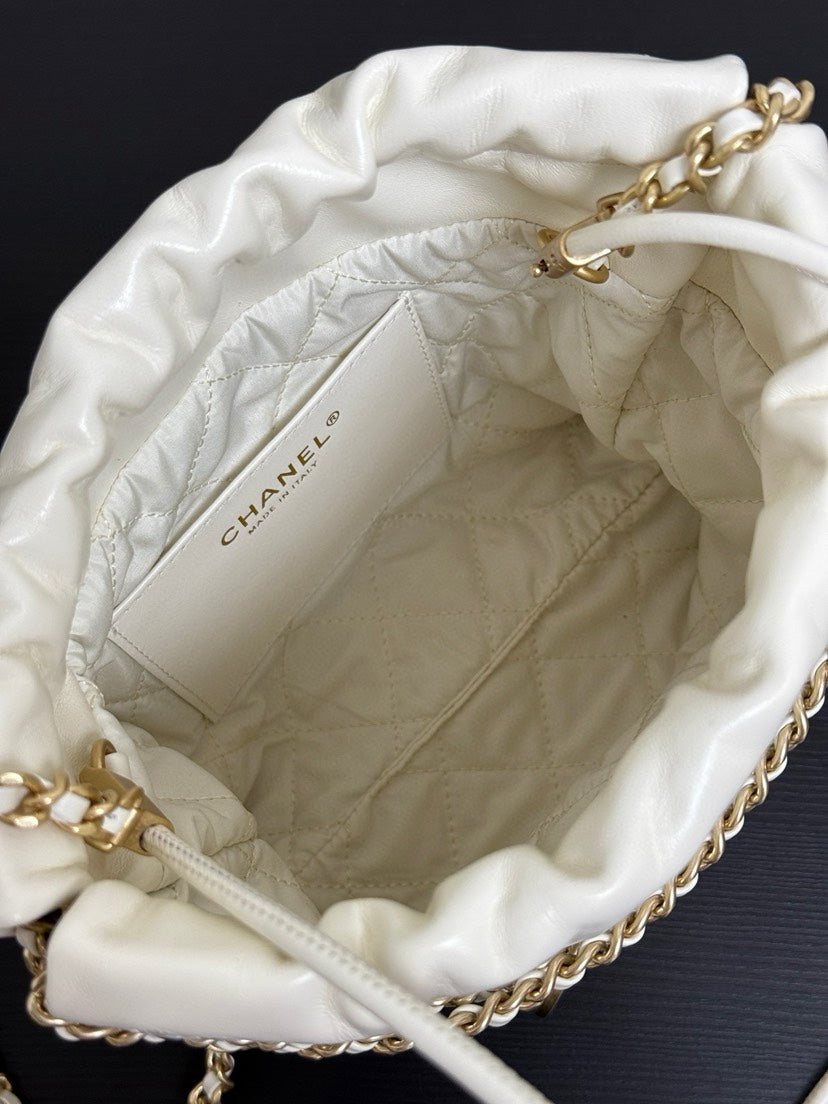 25ss Hardware leather chain ⛓️➕ Leather rope chain
