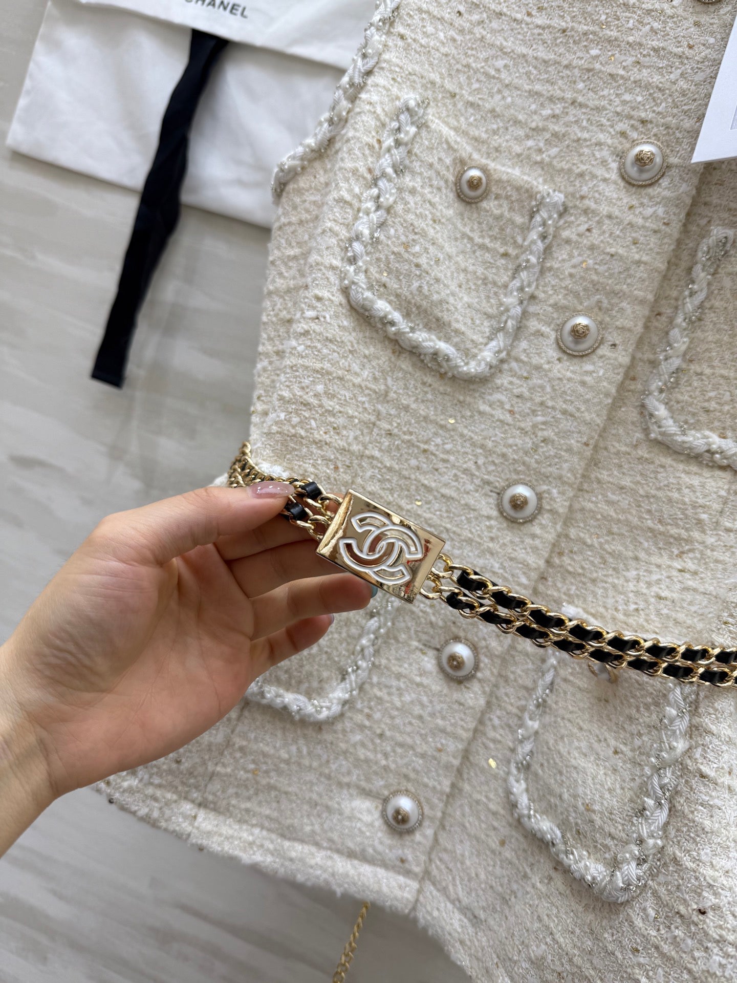 25ss Big female lead weaving suit