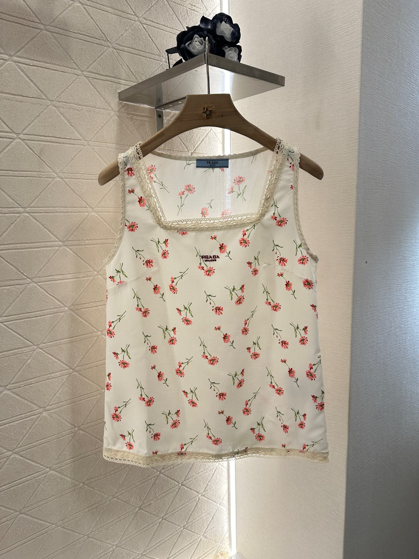 2025 Summer New Floral Vest Shorts Set