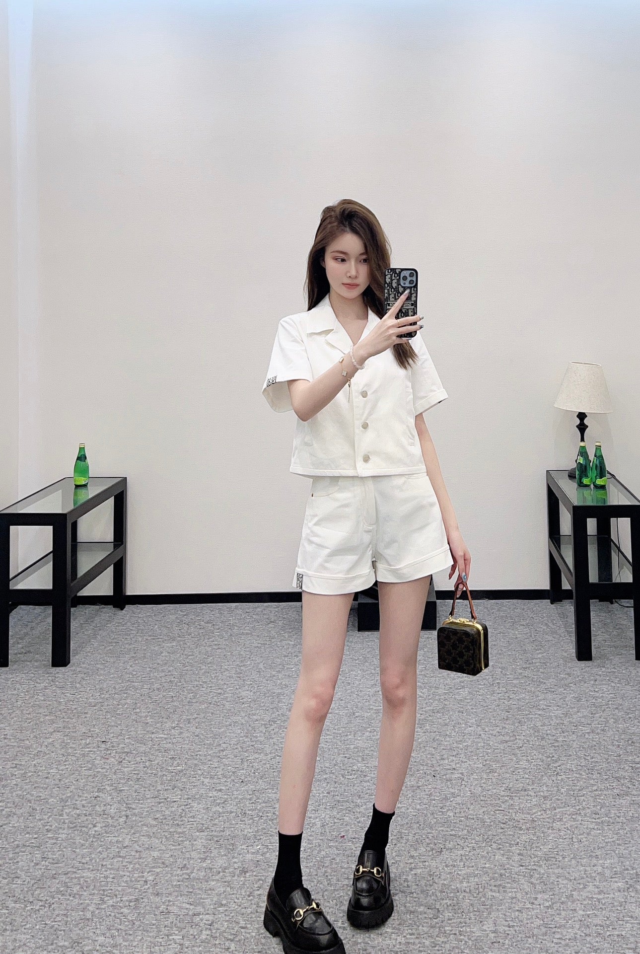 2025 Summer New Short Sleeve Jacket Coat Shorts Set