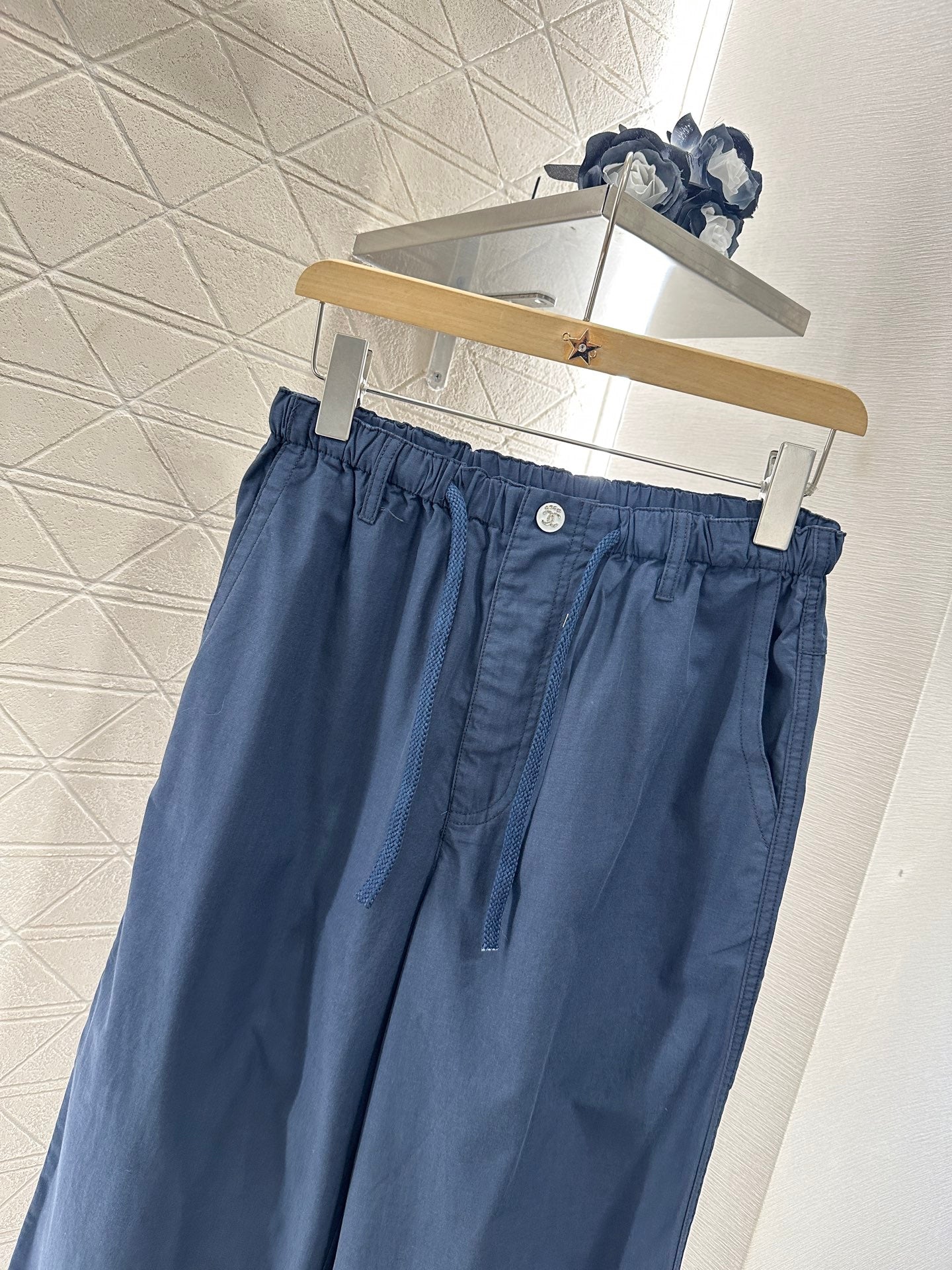 2025 Summer New Arrivals Wide Leg Drawstring Trousers