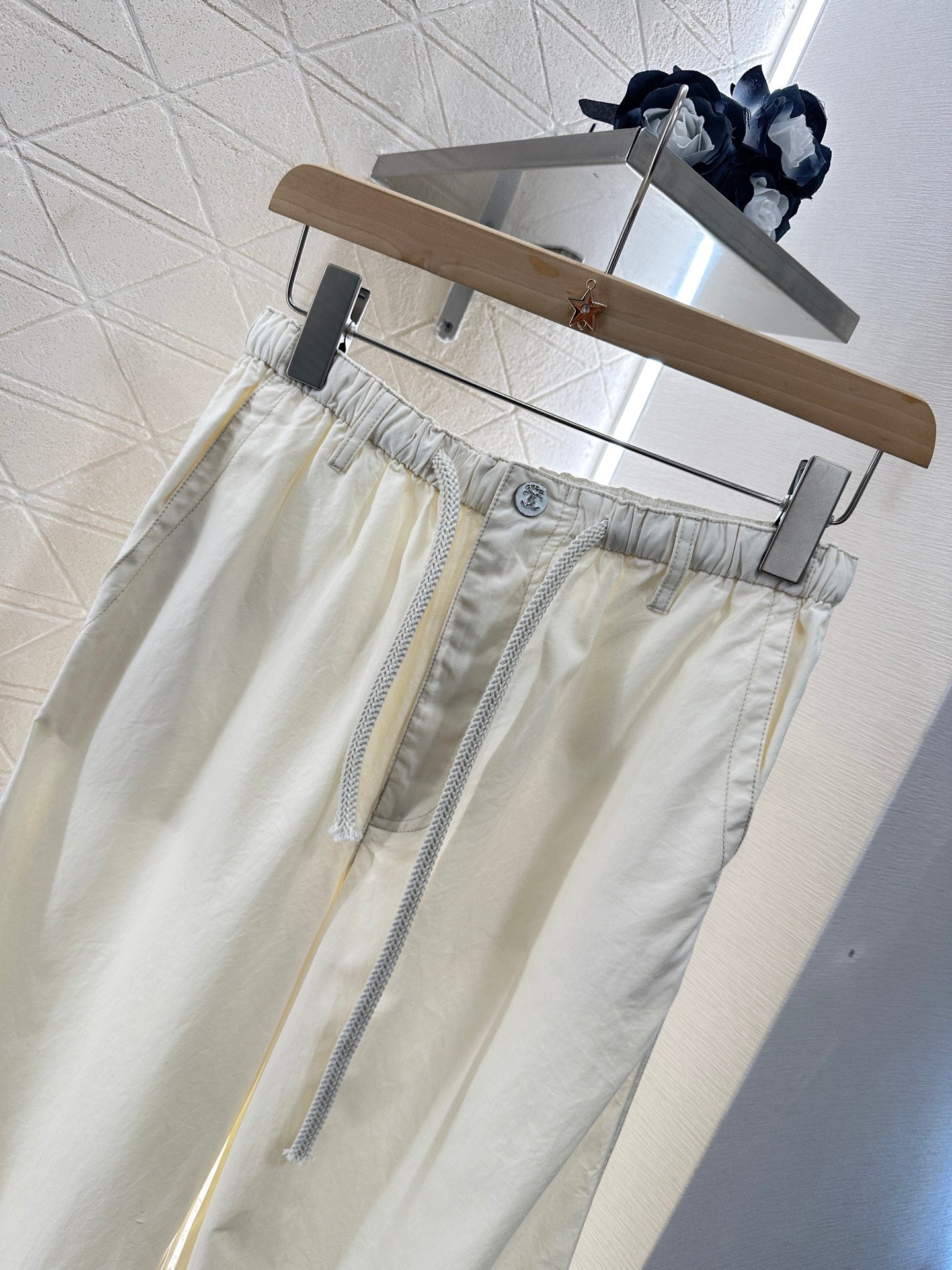 2025 Summer New Arrivals Wide Leg Drawstring Trousers