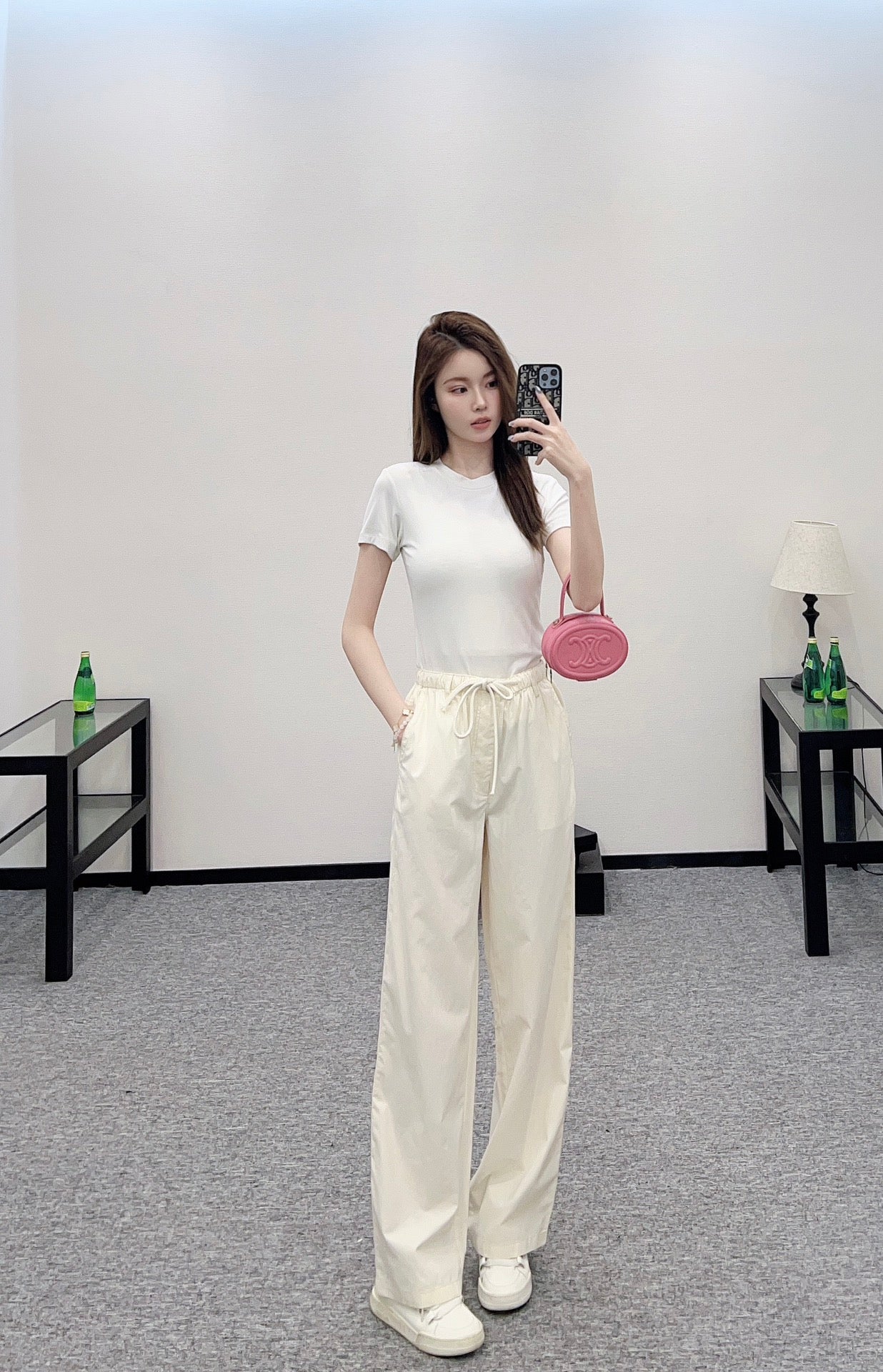2025 Summer New Arrivals Wide Leg Drawstring Trousers