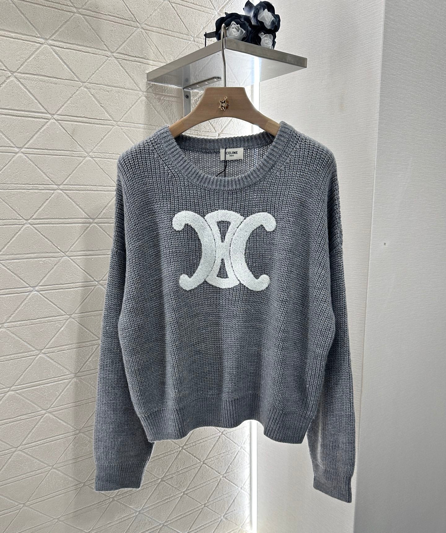 2025 Summer New Arrival All-match Arc de Triomphe Pullover Sweater