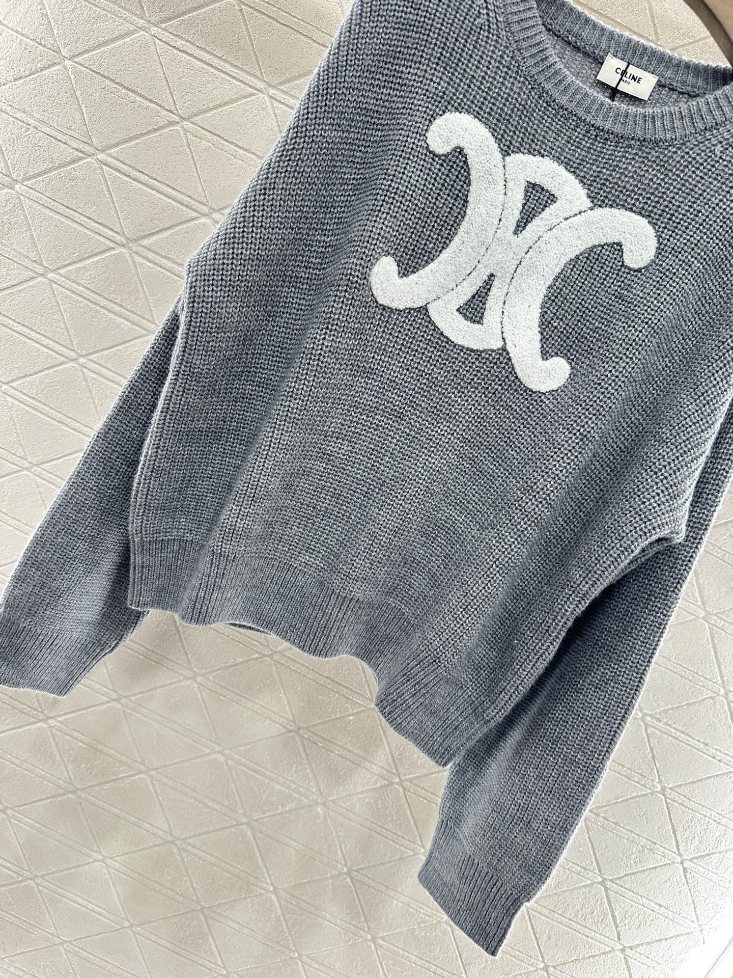 2025 Summer New Arrival All-match Arc de Triomphe Pullover Sweater