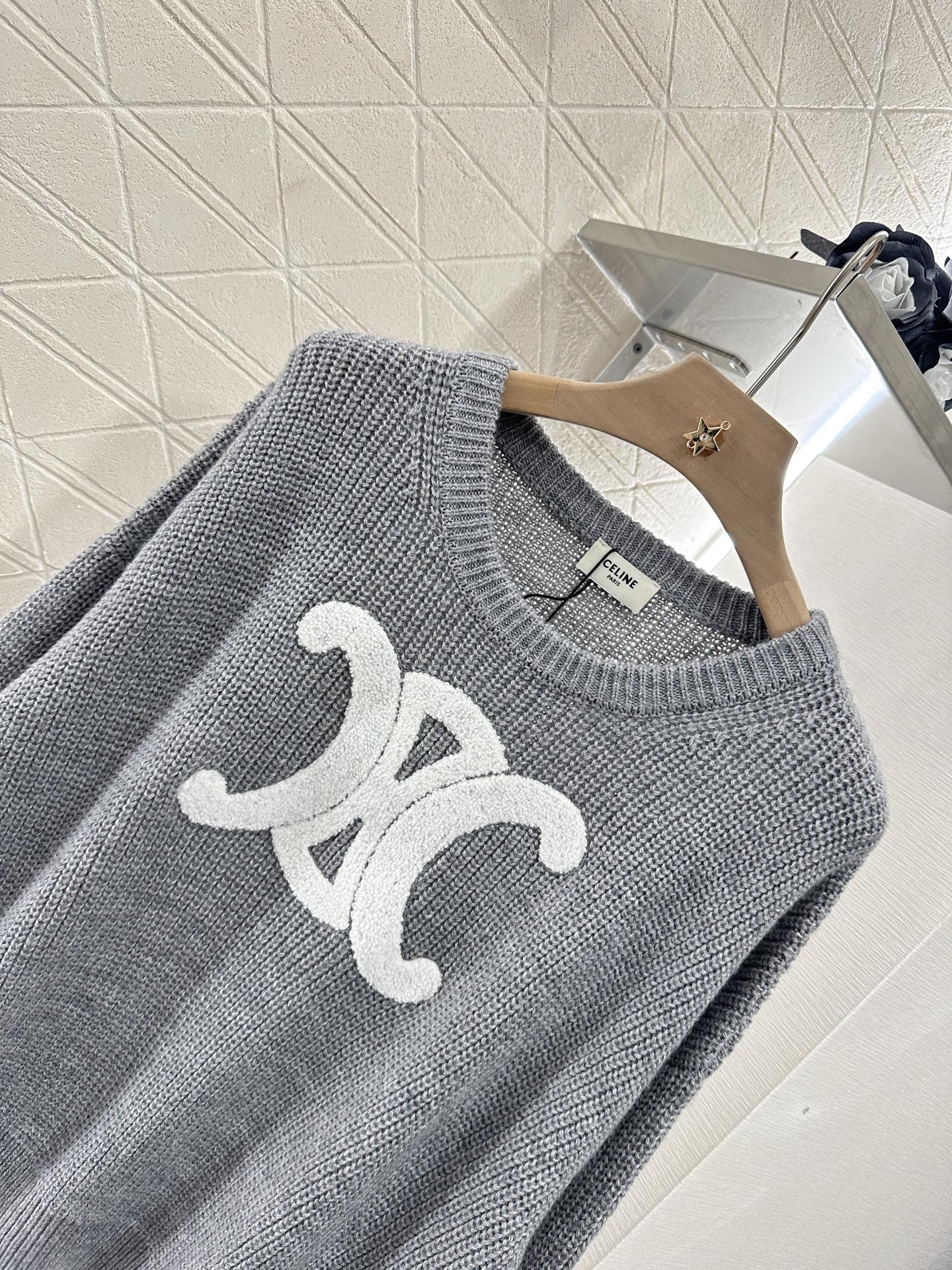 2025 Summer New Arrival All-match Arc de Triomphe Pullover Sweater