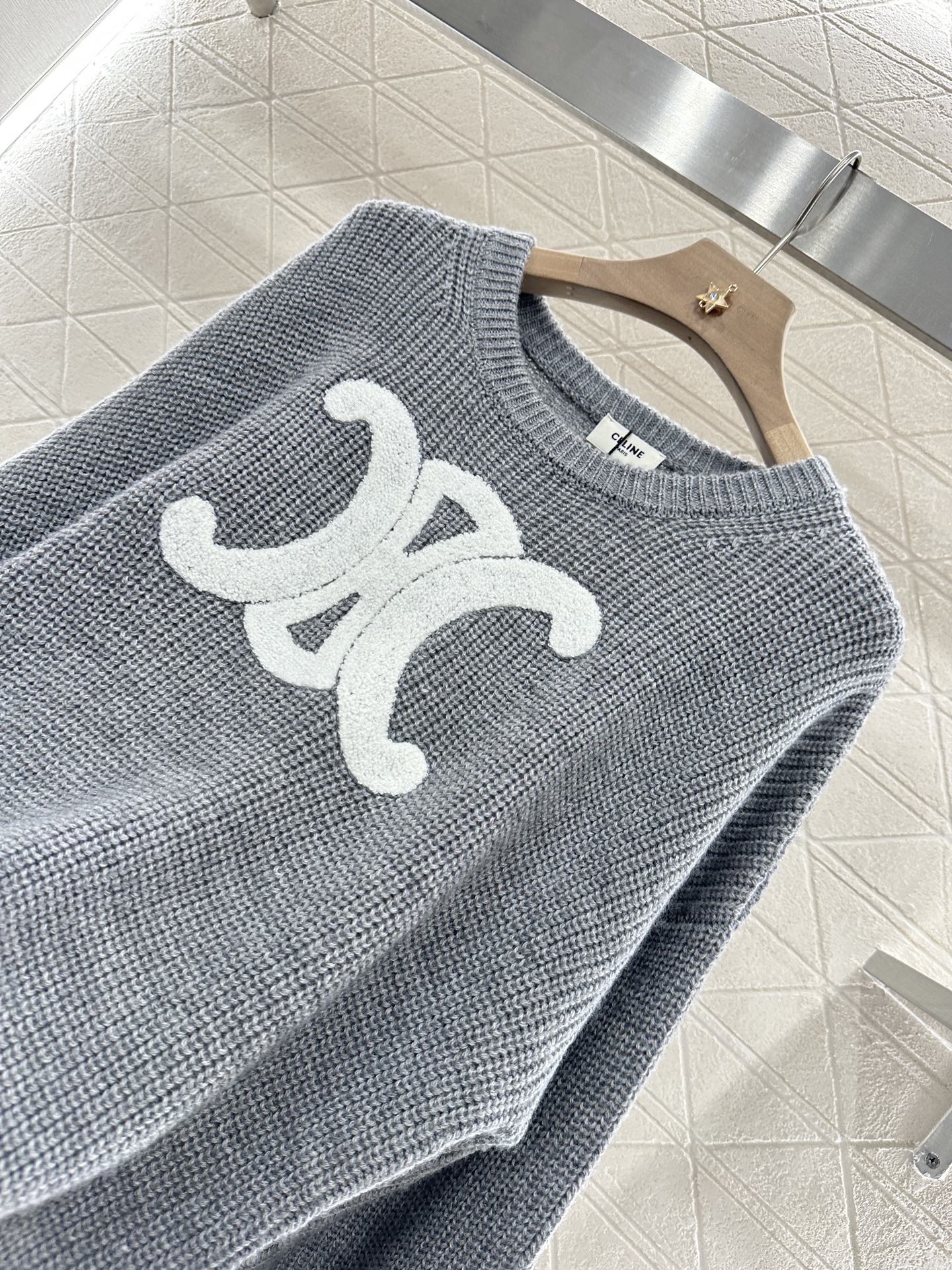 2025 Summer New Arrival All-match Arc de Triomphe Pullover Sweater