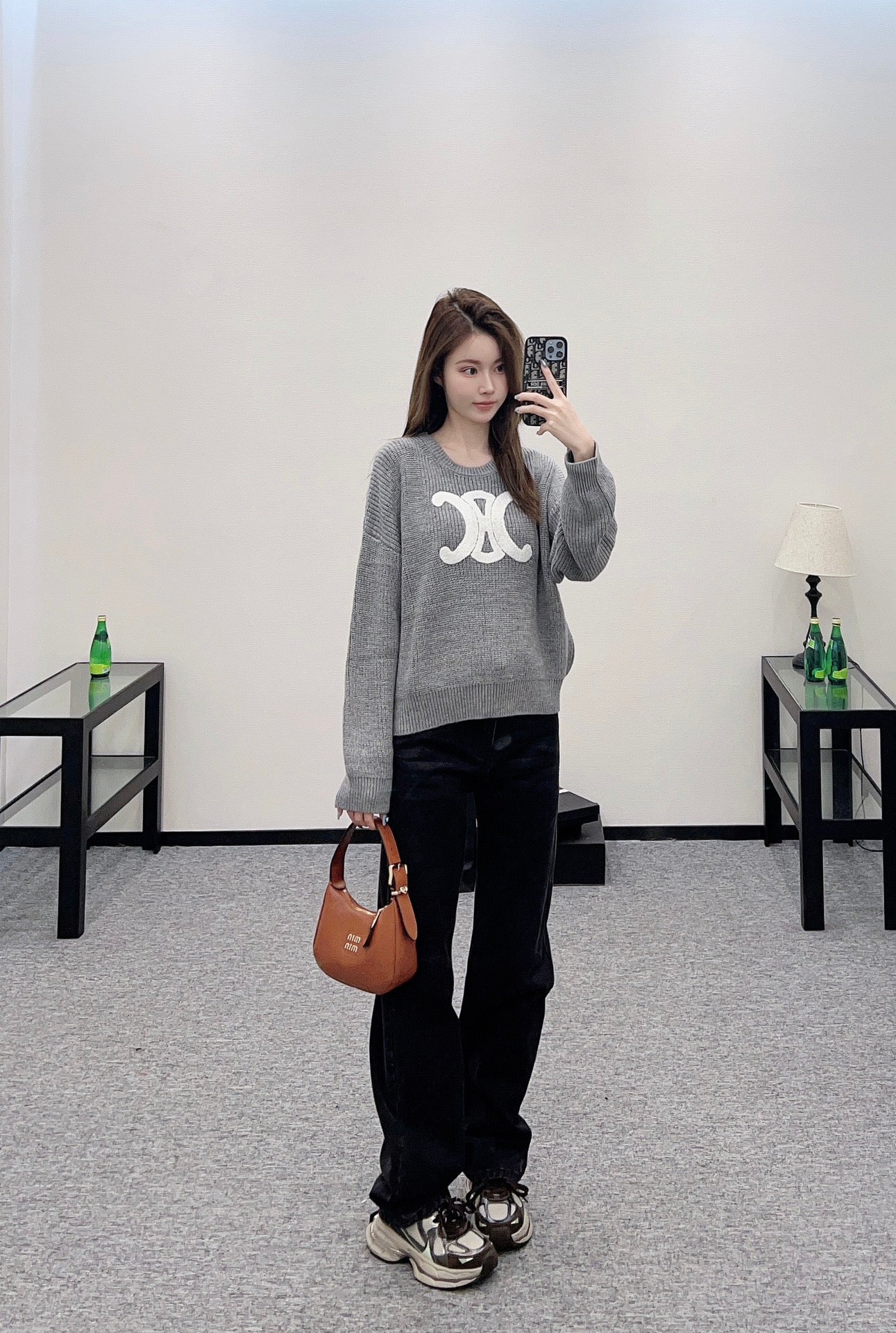2025 Summer New Arrival All-match Arc de Triomphe Pullover Sweater