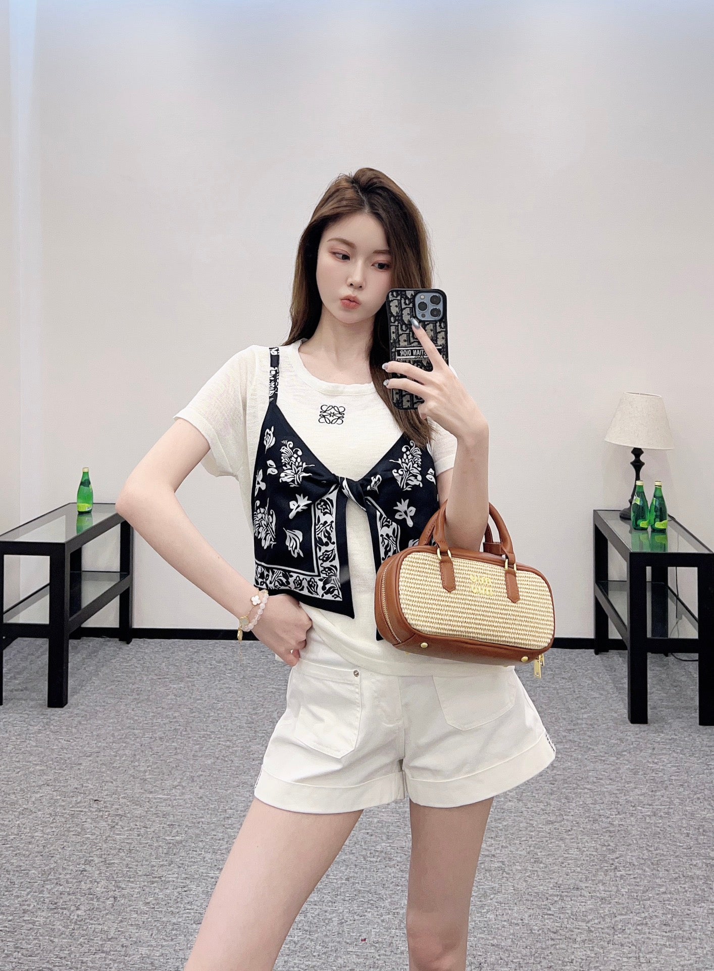 2025 Summer New Ethnic Style Printed Knitted Tops
