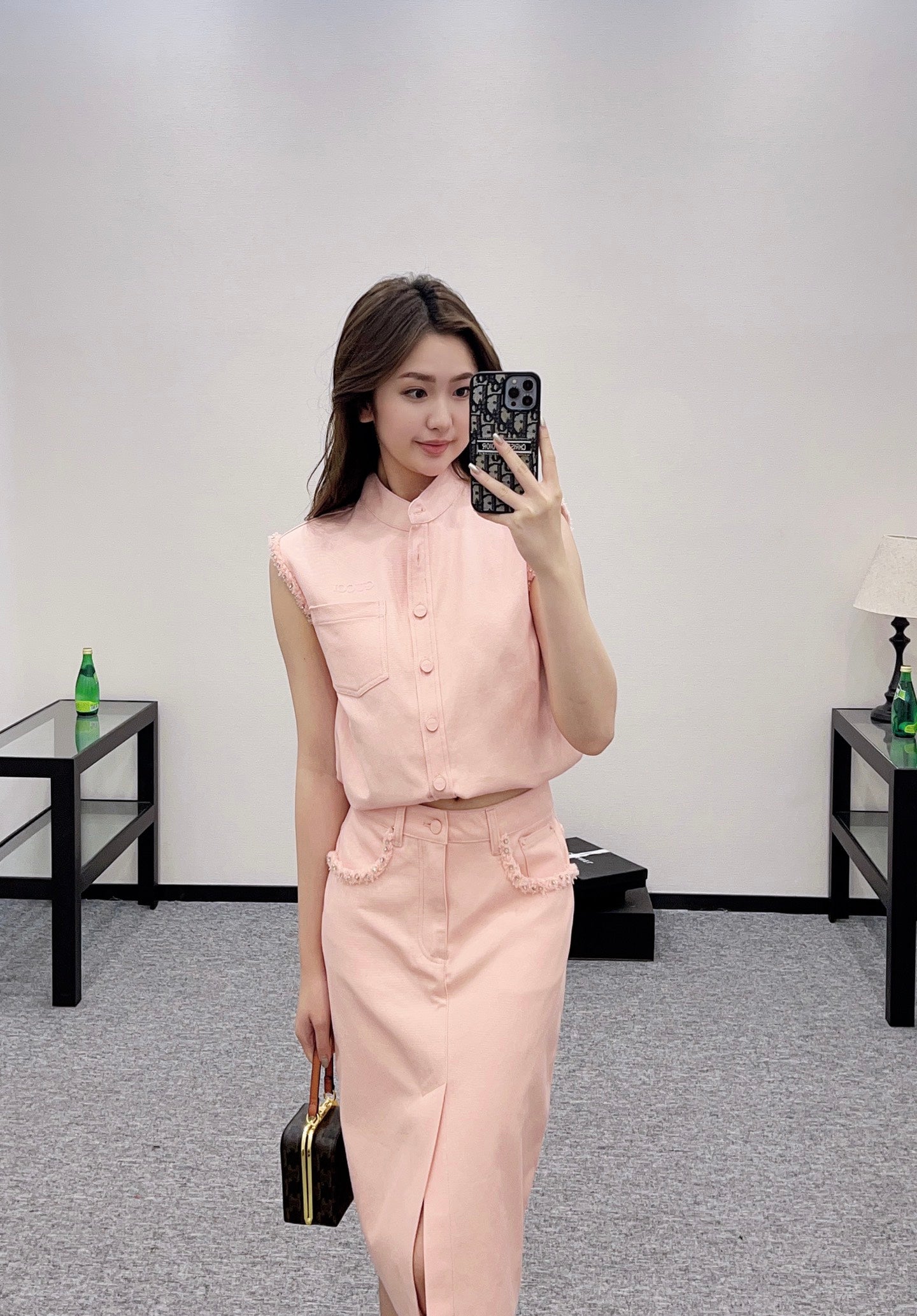 2025 Summer New Vest Top Skirt Set