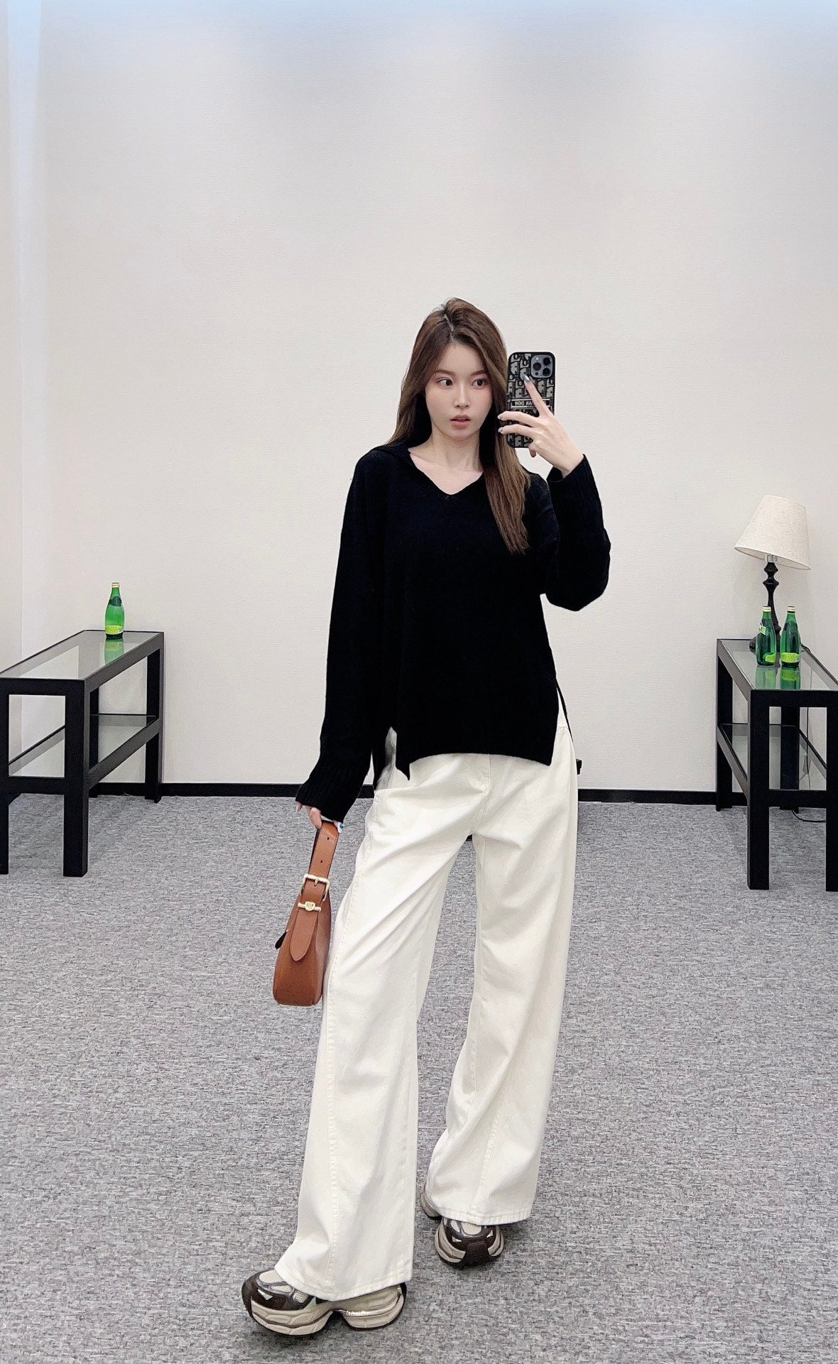 2025 Autumn New Arrivals Shawl Collar Knitted Sweater